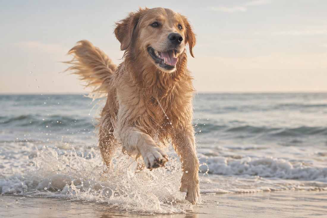 La playa con tu perro: normas, riesgos del agua de mar y cuidados esenciales