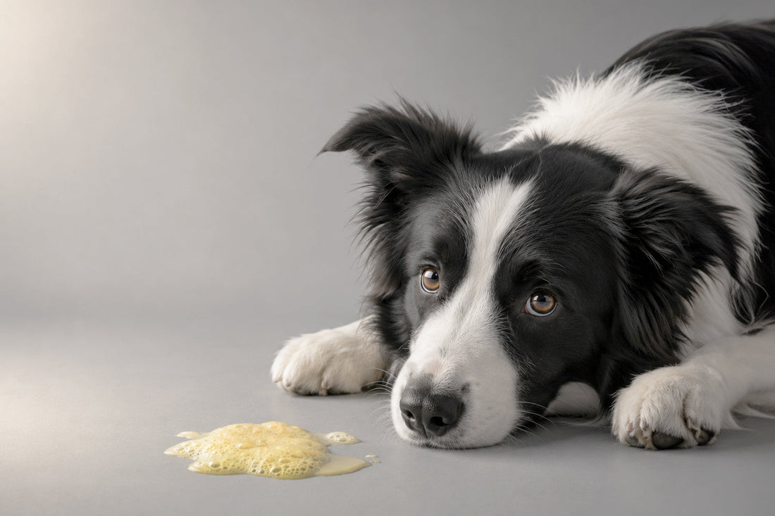 Guía sobre vómito amarillo en perros y sus causas relacionadas con la bilis