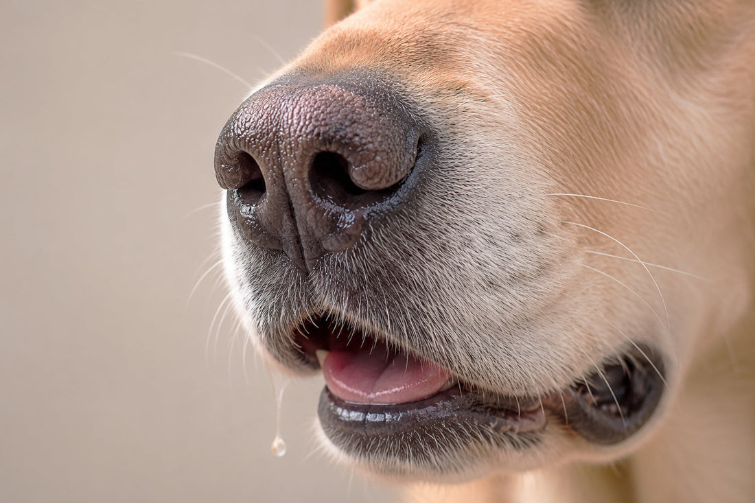 Perro tosiendo por irritación en las vías respiratorias