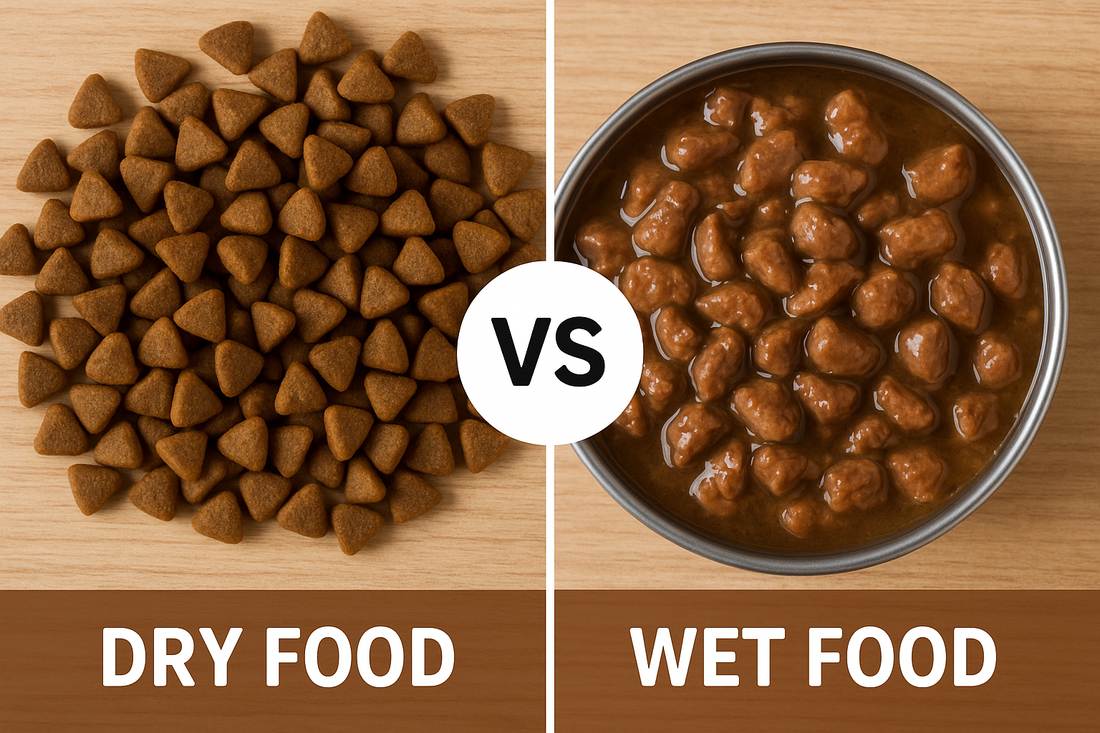 Alimentación seca con carne fresca vs. comida húmeda: ¿qué es mejor?