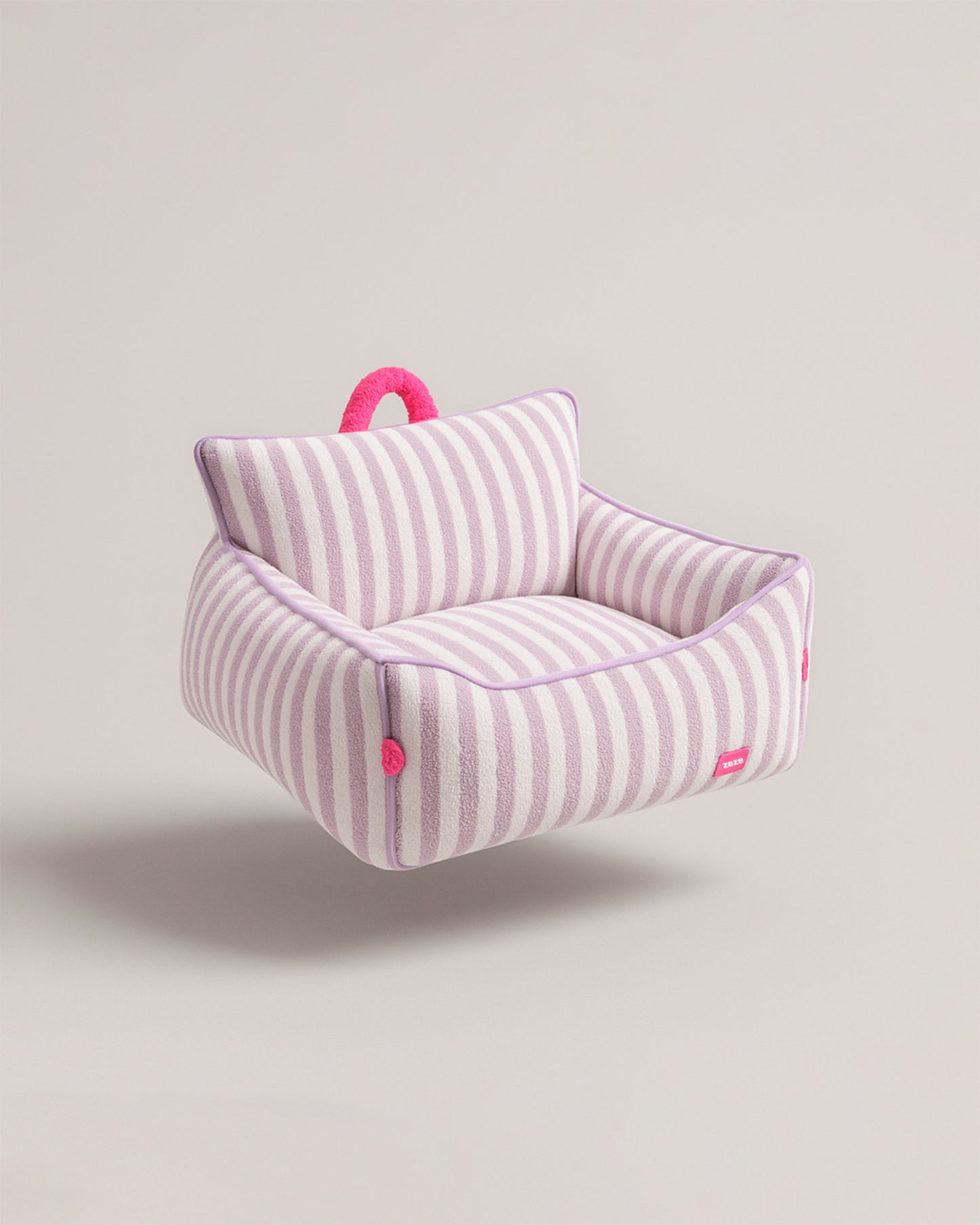 Sofa purple stripes