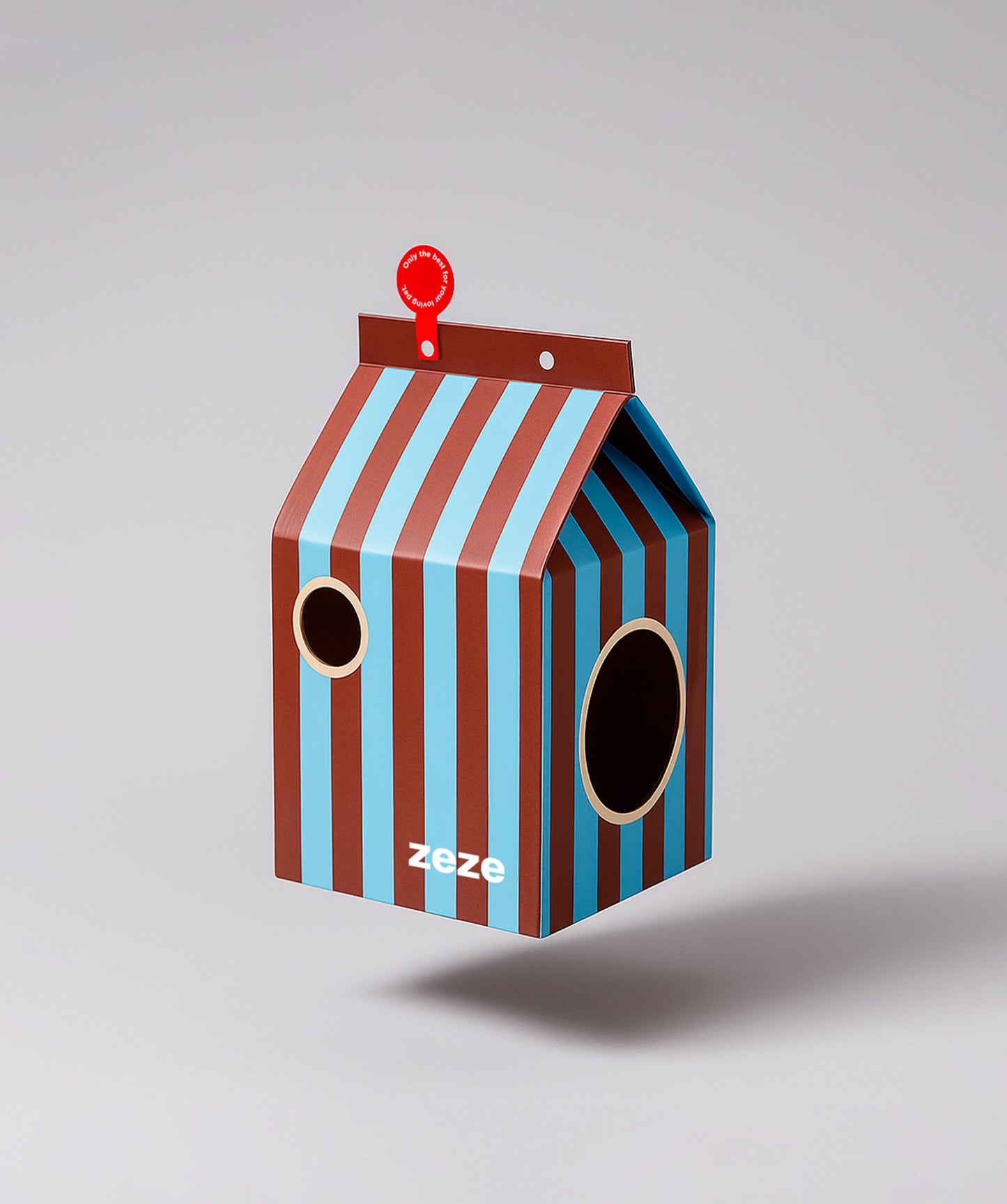 Brick Stripes pet house