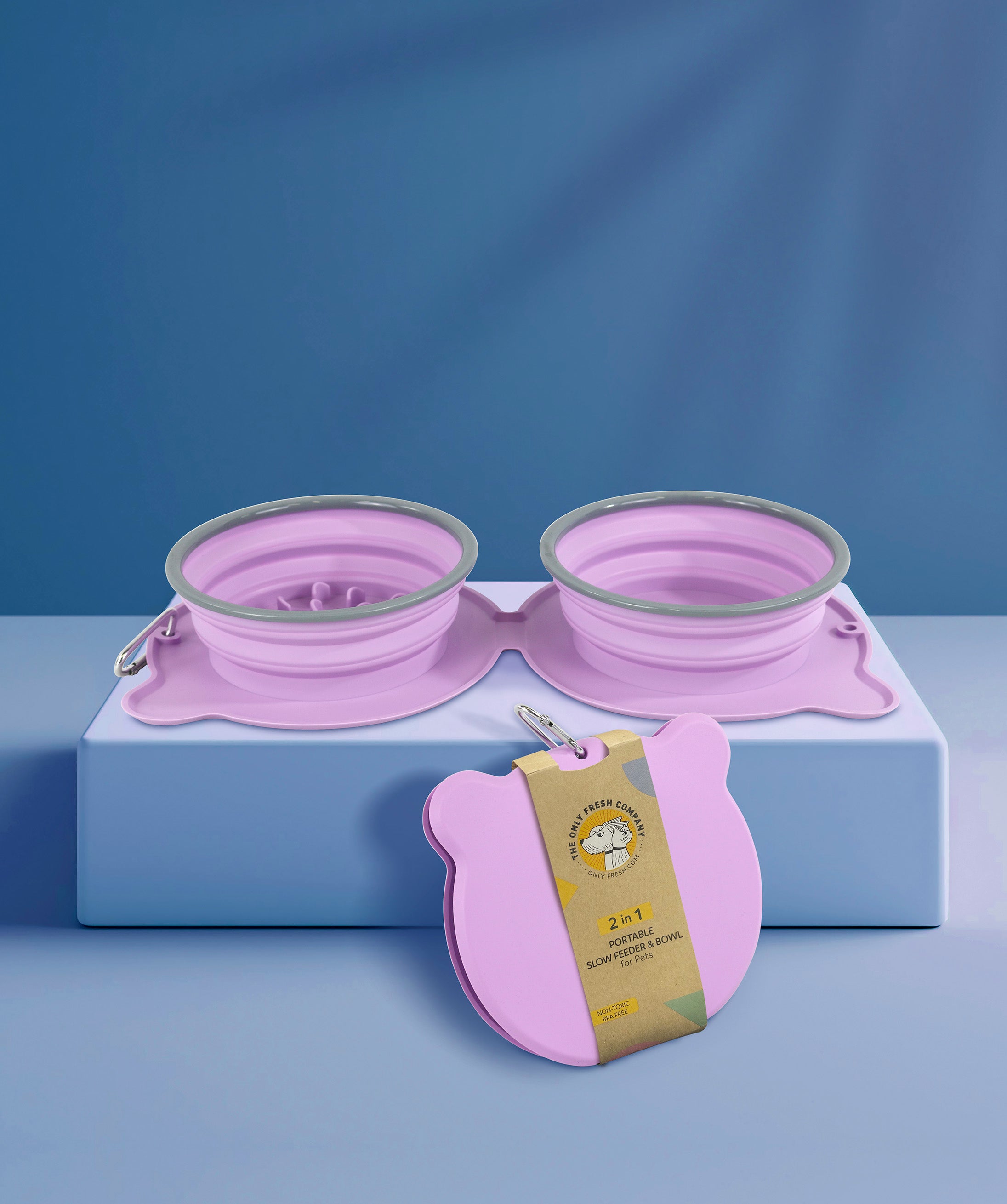 2-in-1 Tragbarer Napf