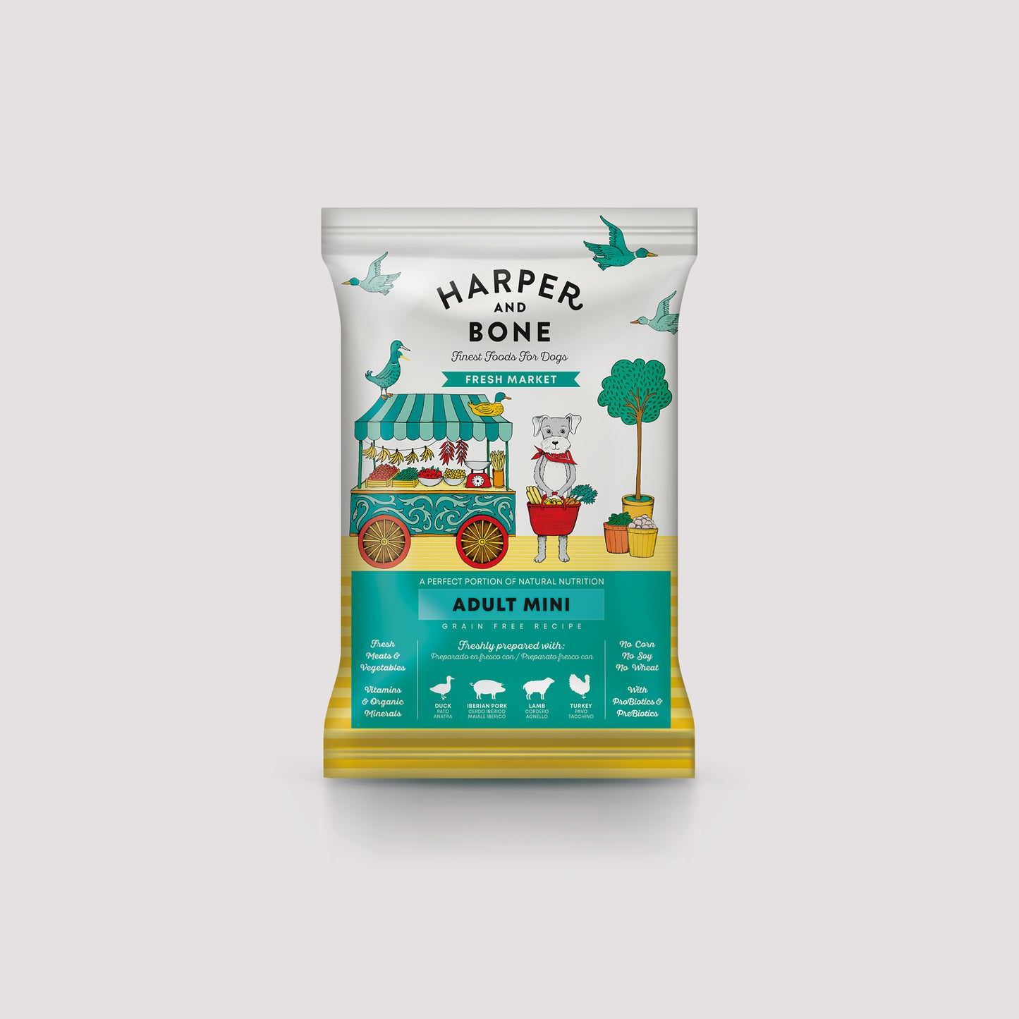 Sobre muestra Harper & Bone Adult Mini Fresh Market de 100g