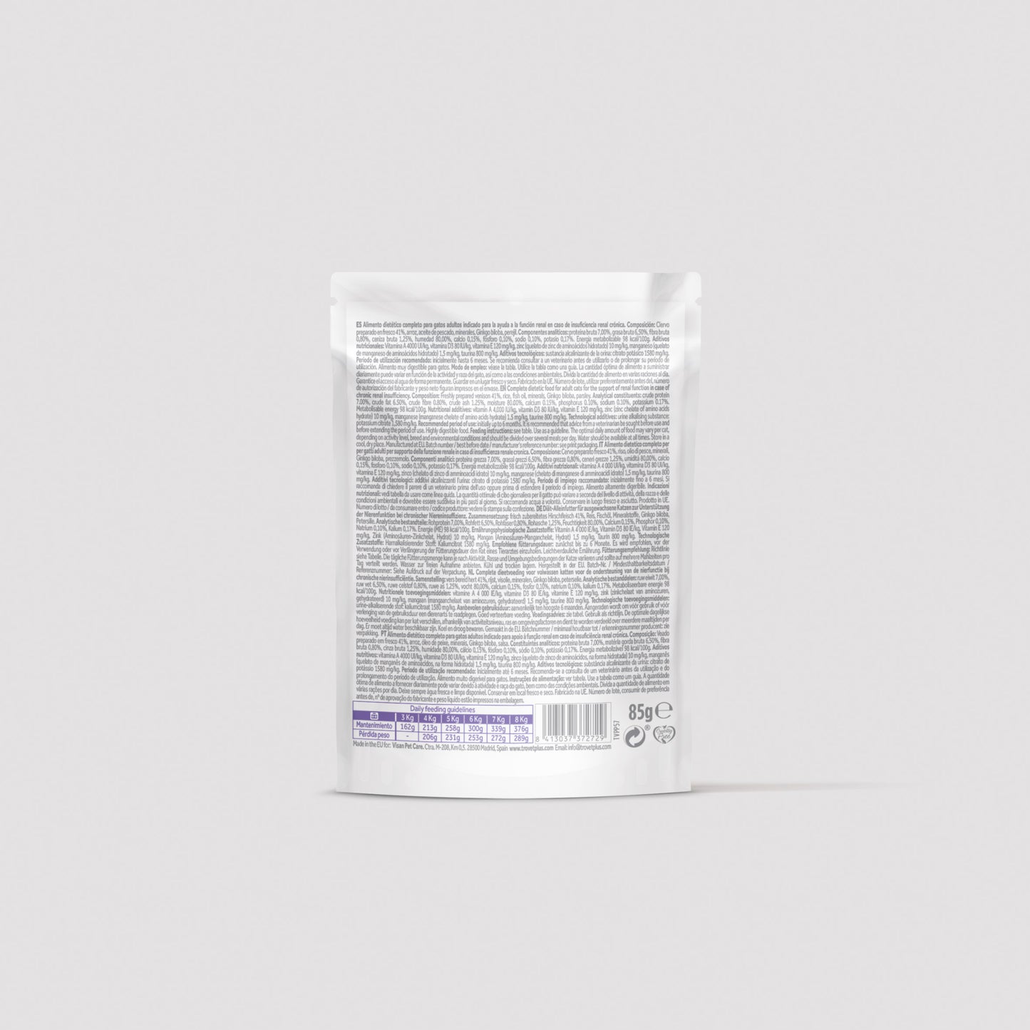 Renal - Fresh Venison - cibo umido per gatti