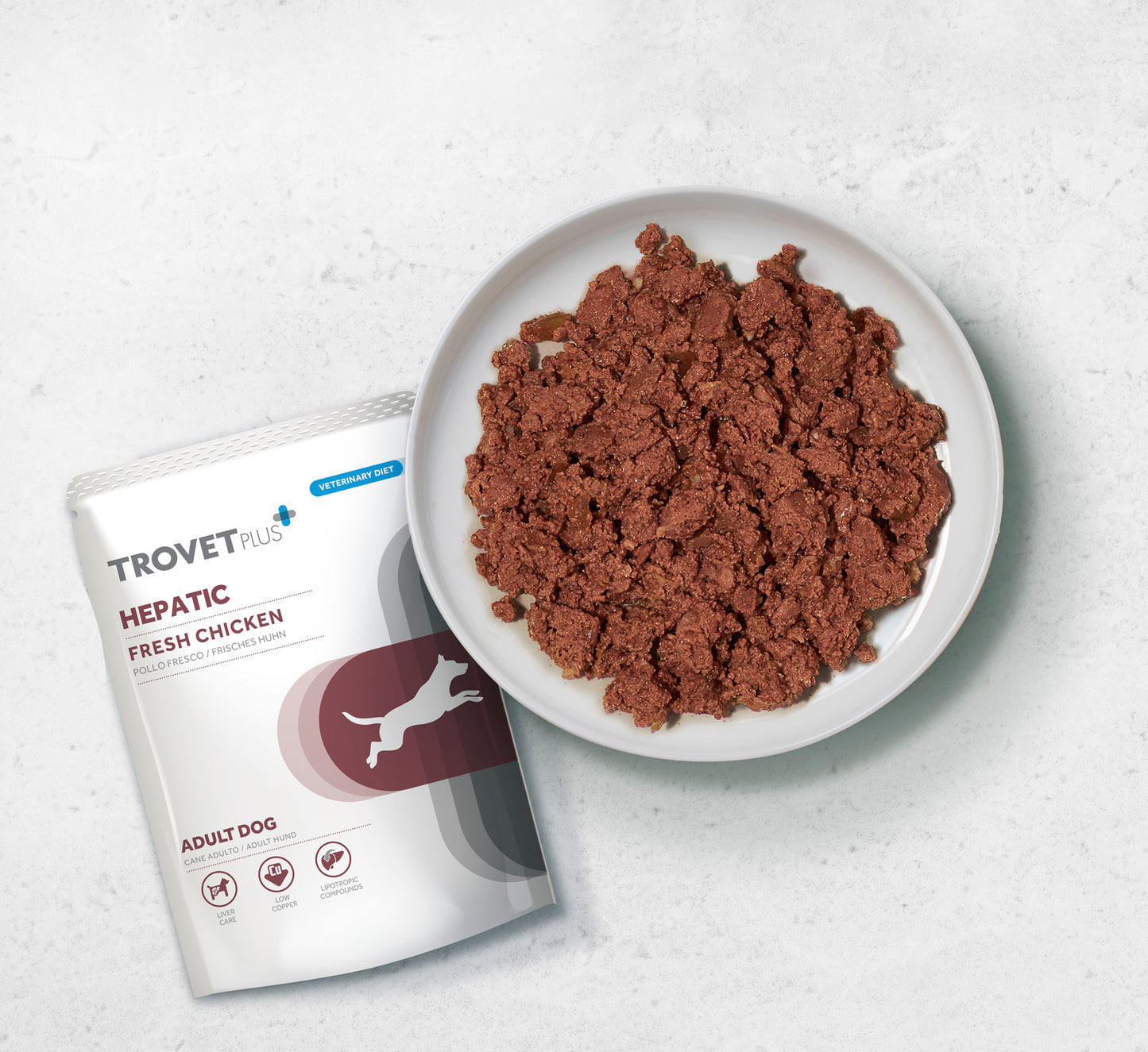 Hepatic - húmido para cães