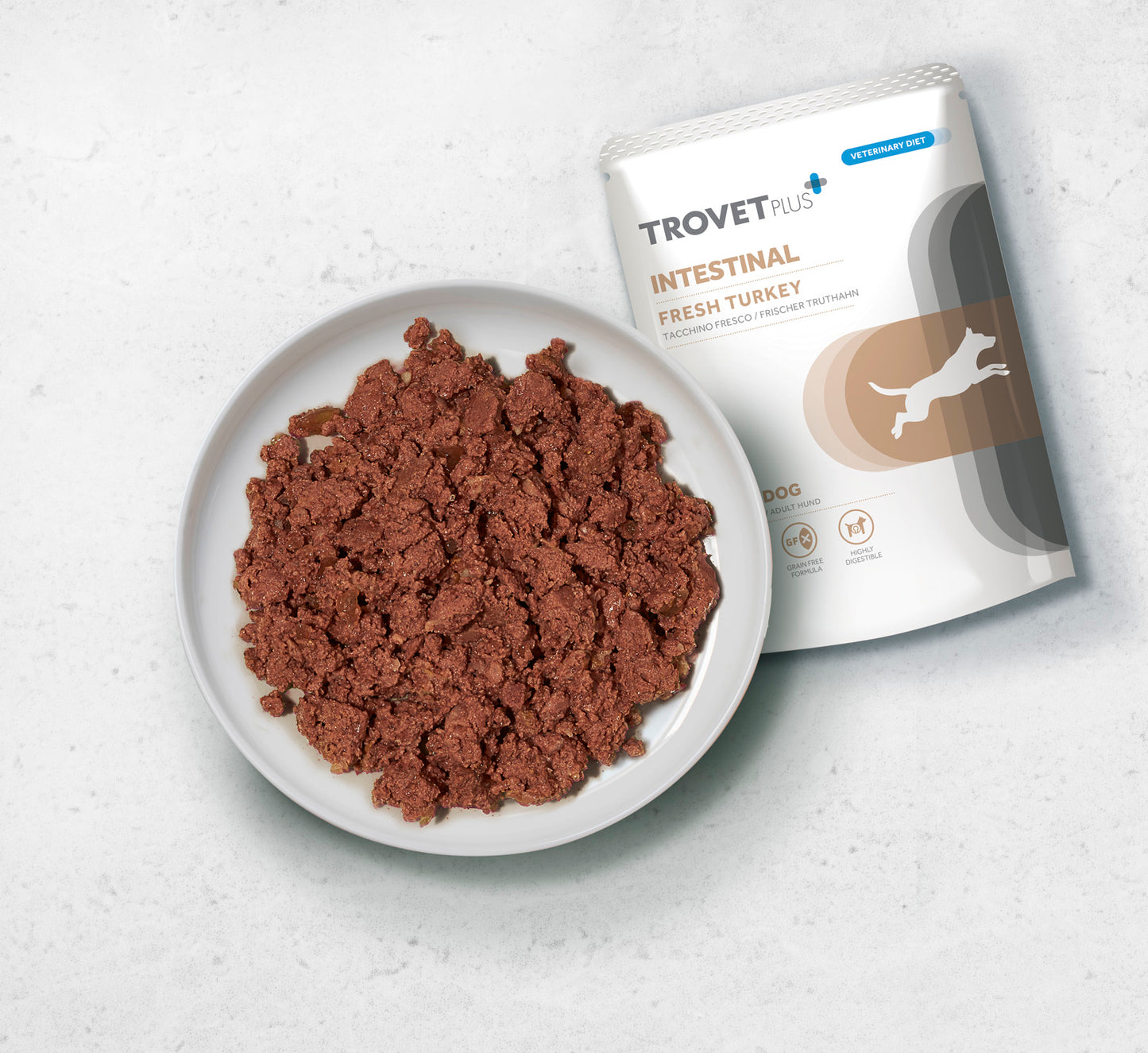 Intestinal - Fresh turkey - Cibo umido per cani