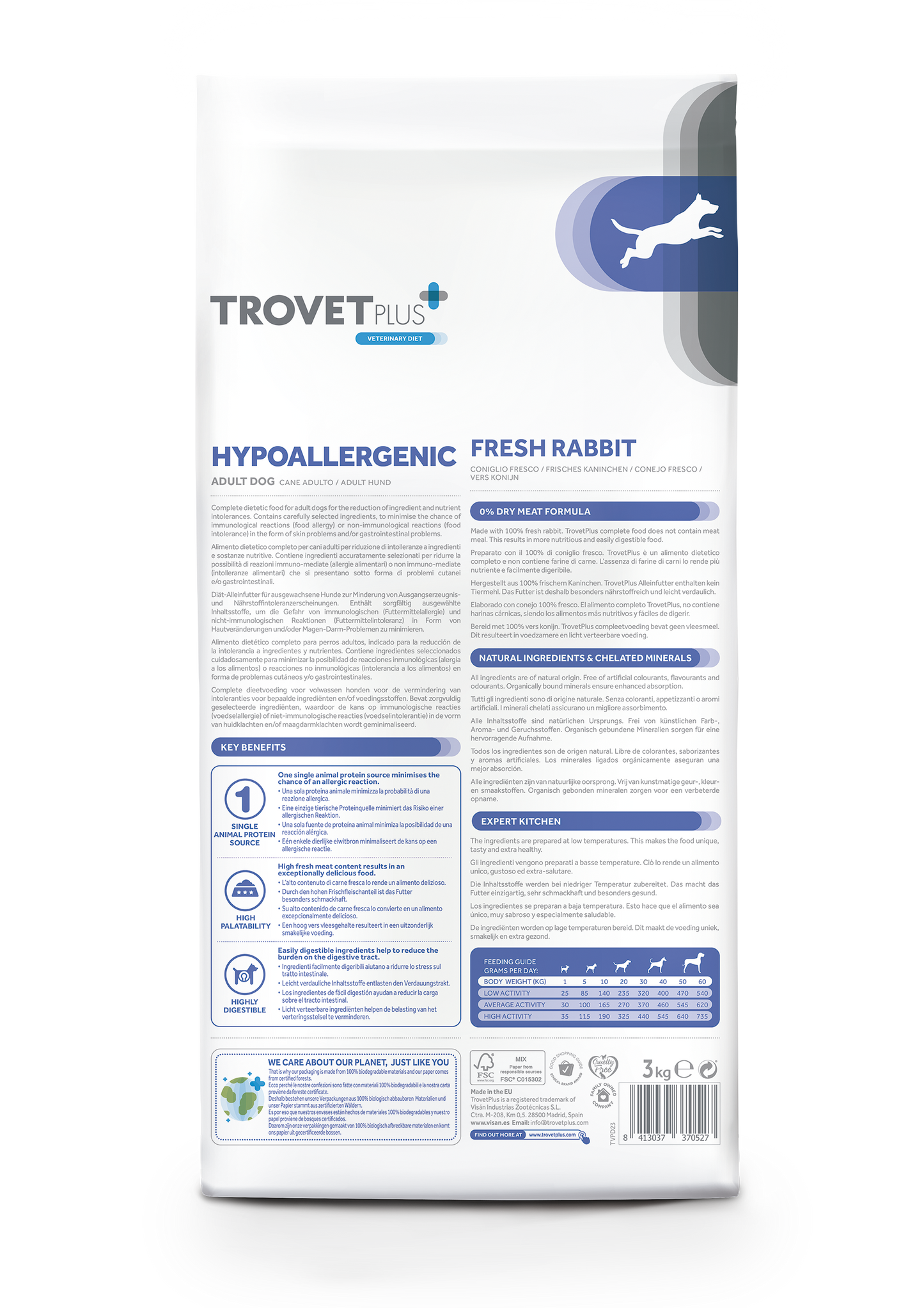 Hypoallergenic - Fresh rabbit - Erwachsener Hund