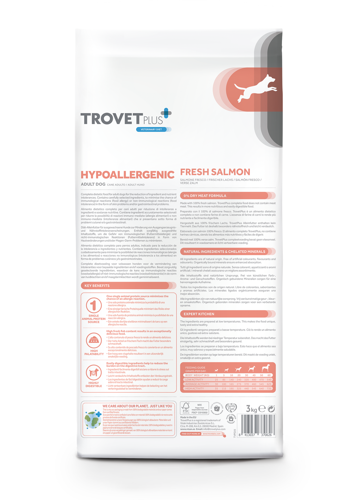 Hypoallergenic - Fresh salmon - Erwachsener Hund