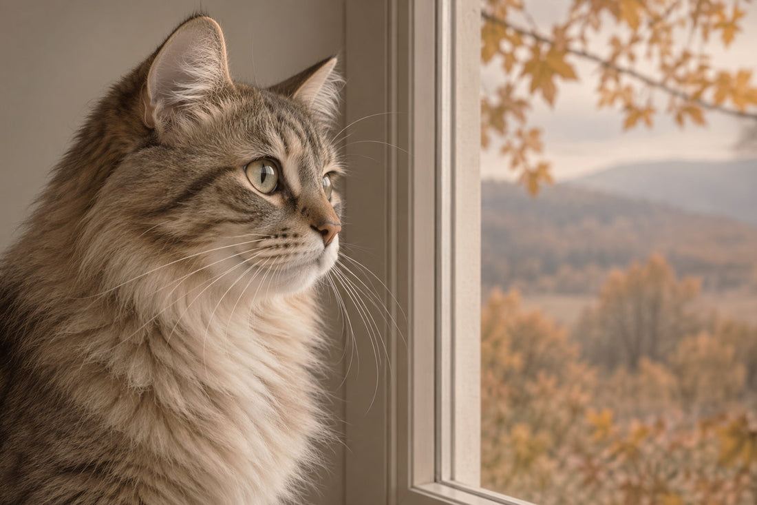 El gato en casa en otoño: enriquecimiento ambiental, calor y bienestar