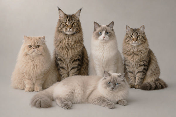 Long-haired cats: discover the most stunning breeds and how to care for them