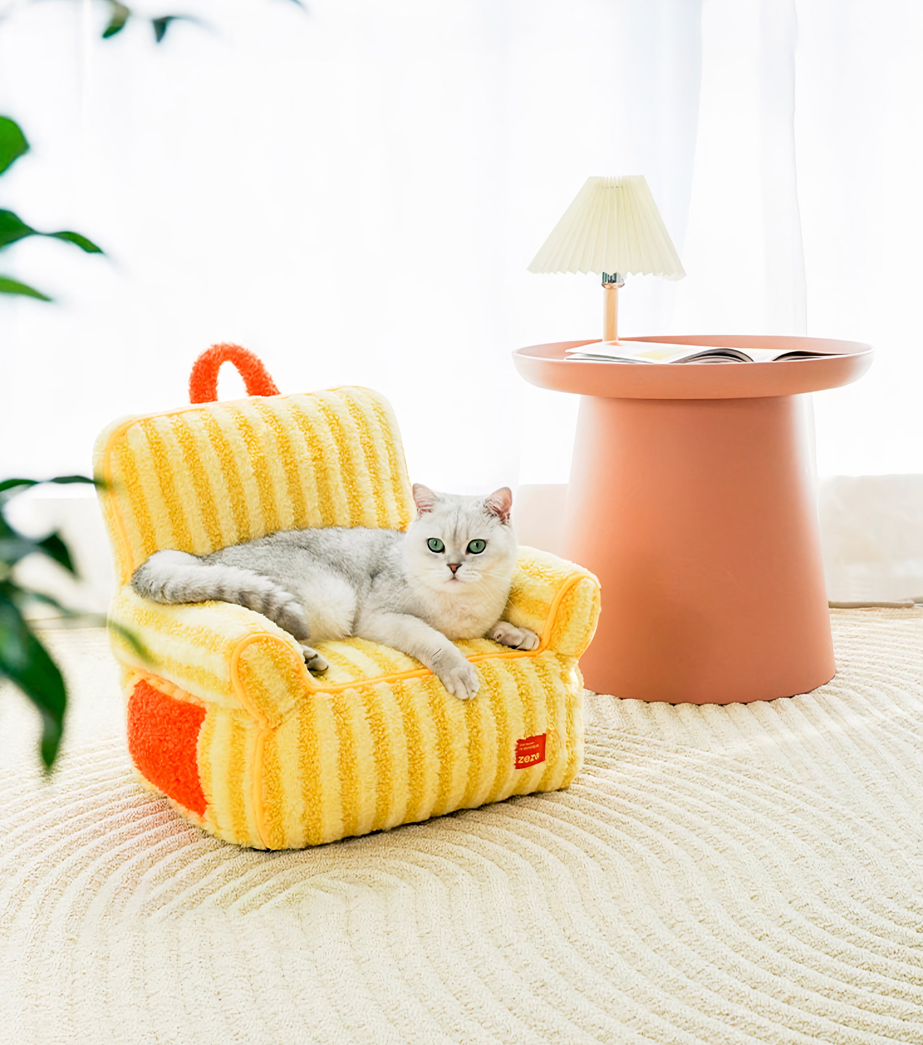 Sofa yellow stripes