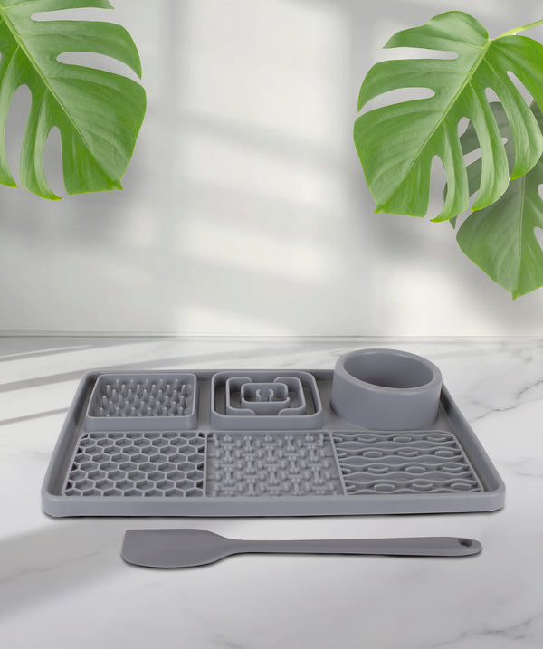 3 In 1 Slow Feeder, Bowl & Licking Mat