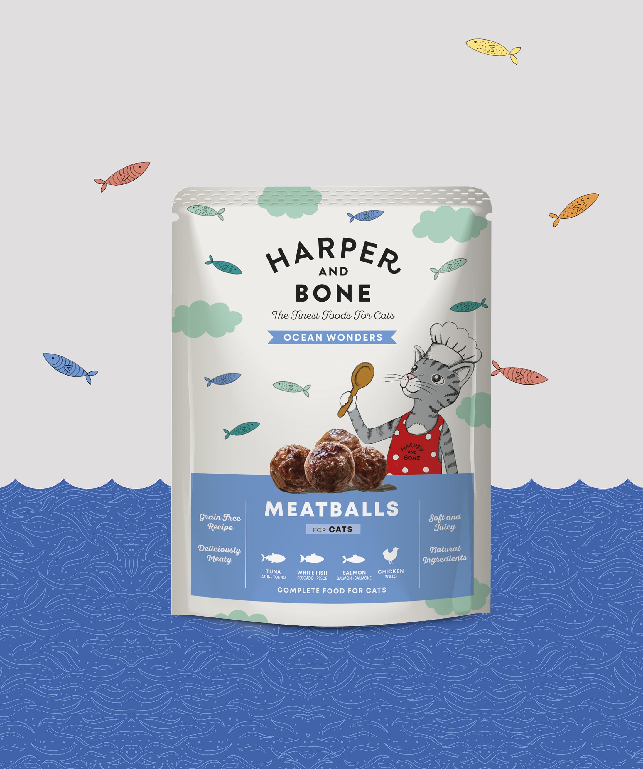 Albóndigas para gatos - Ocean wonders