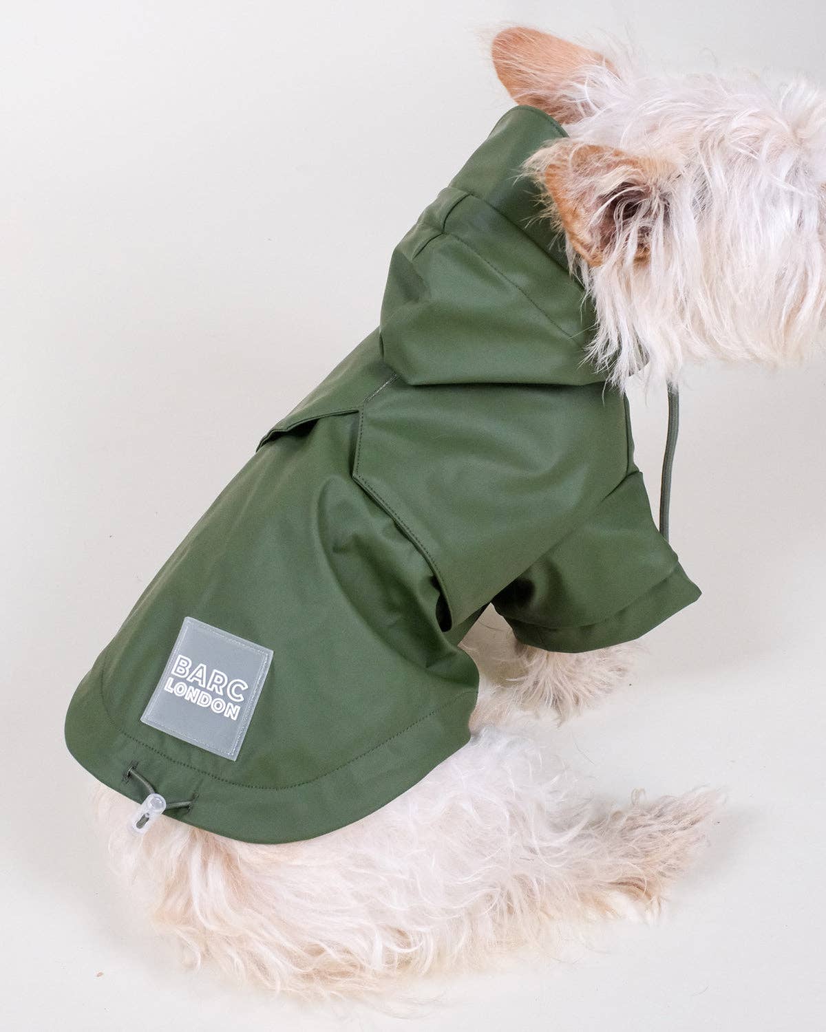 Green Dog Raincoat - chubasquero