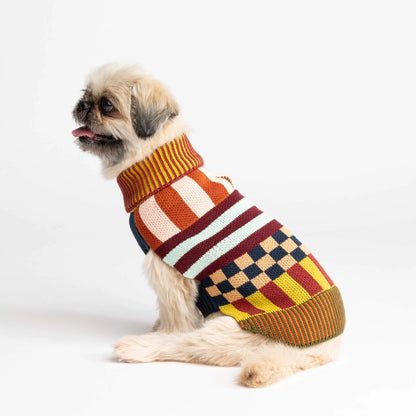 Pattern Patch Marron