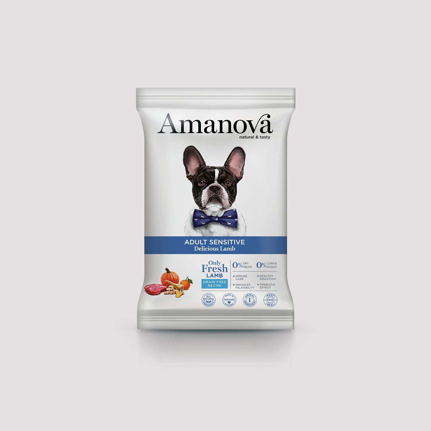 Amanova Adult Sensitive Delicious Lamb for dogs, 100g sample