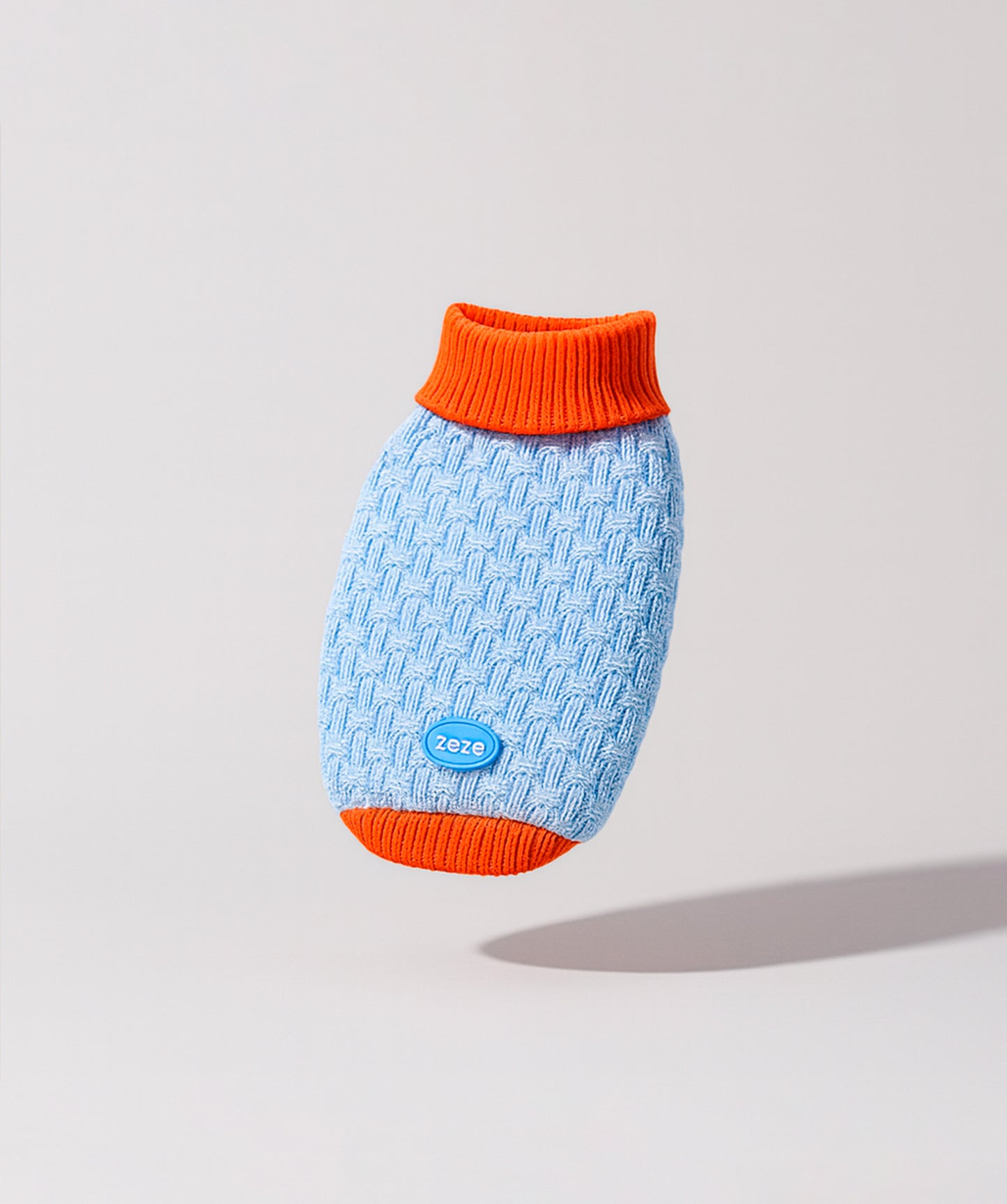 Malha com twist de contraste