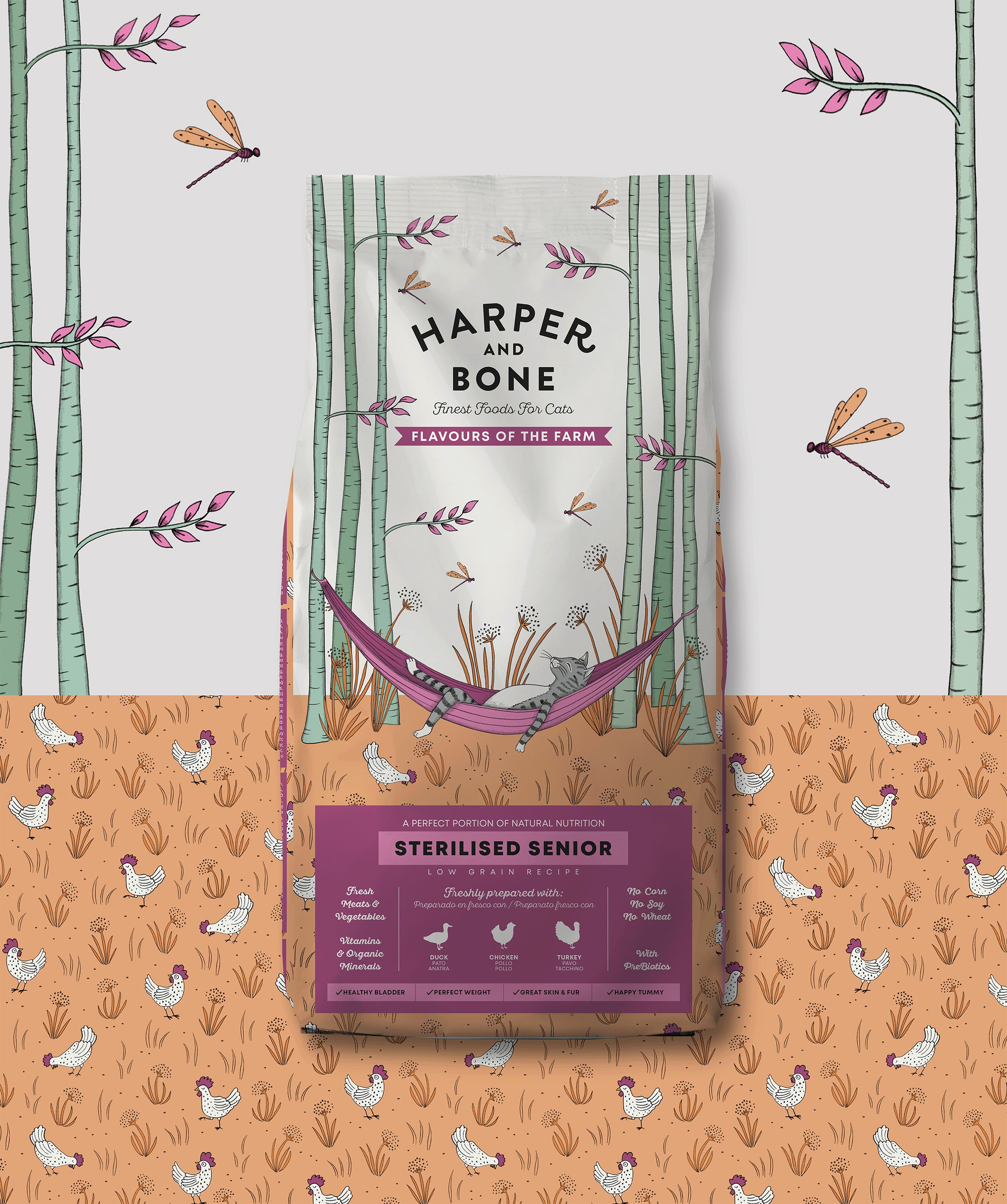 Sterilised senior - Flavours of the farm