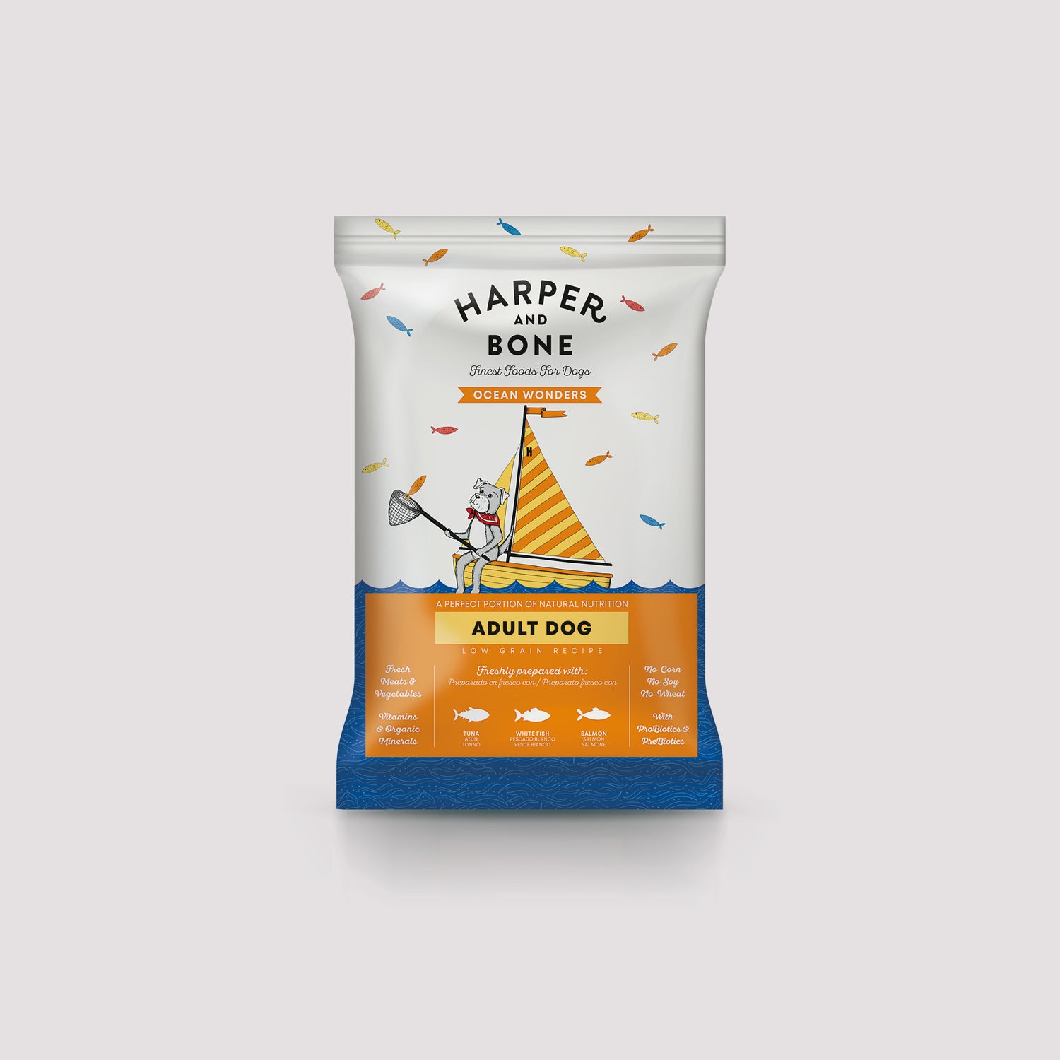 Sobre muestra Harper & Bone Adult Medium Ocean Wonders de 100g