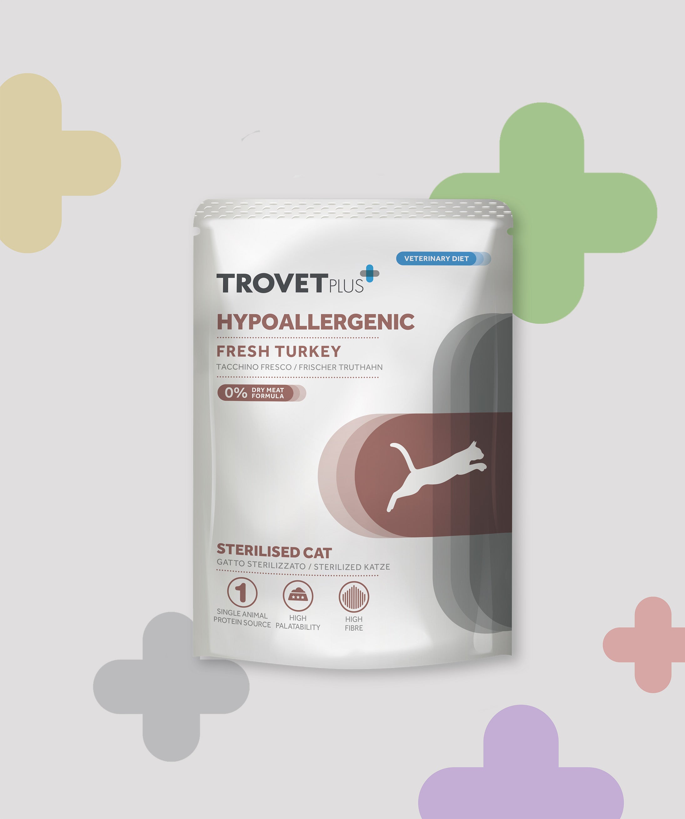 Hypoallergenic - Fresh turkey - húmedo para gatos