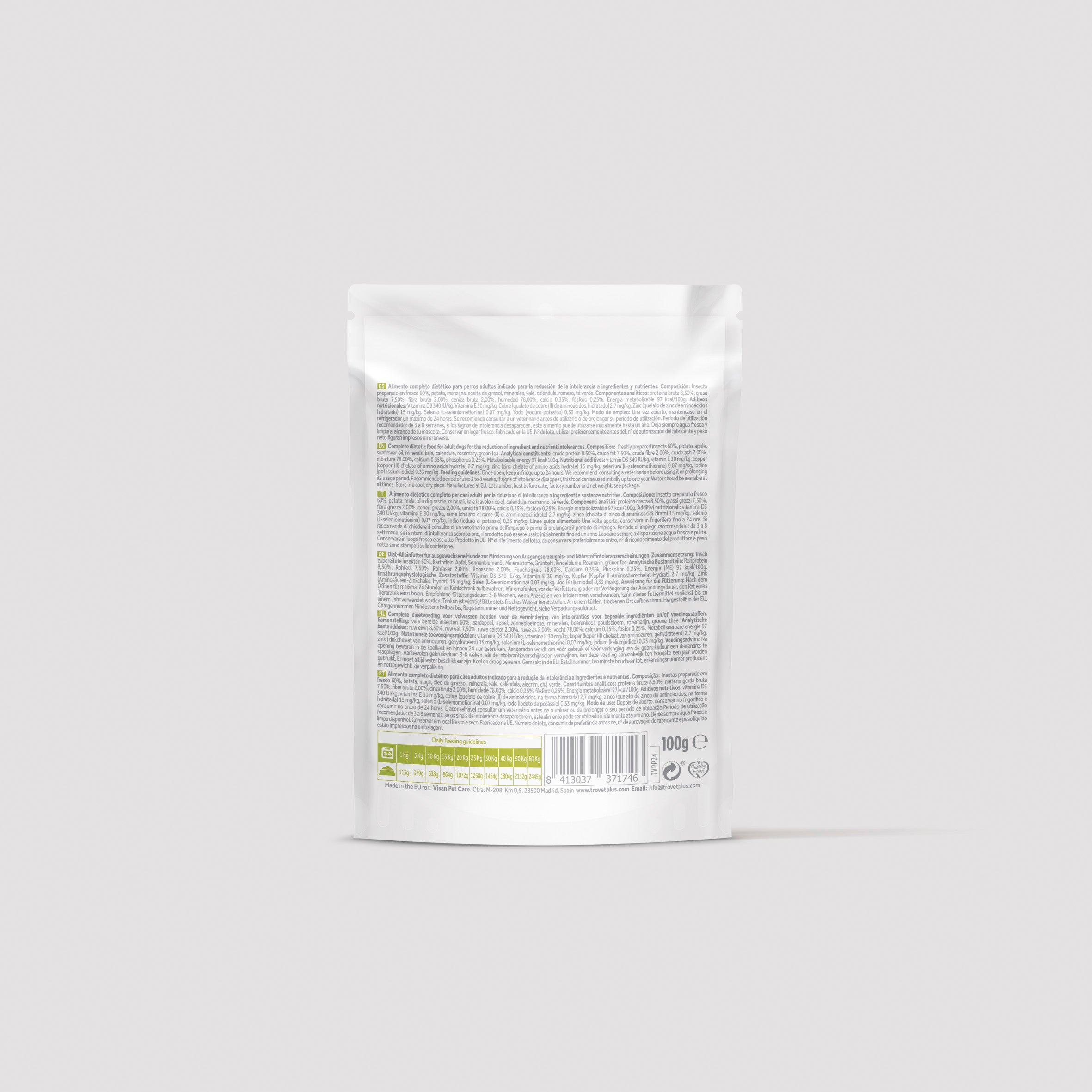 Hypoallergenic - Fresh insect - humide pour chiens