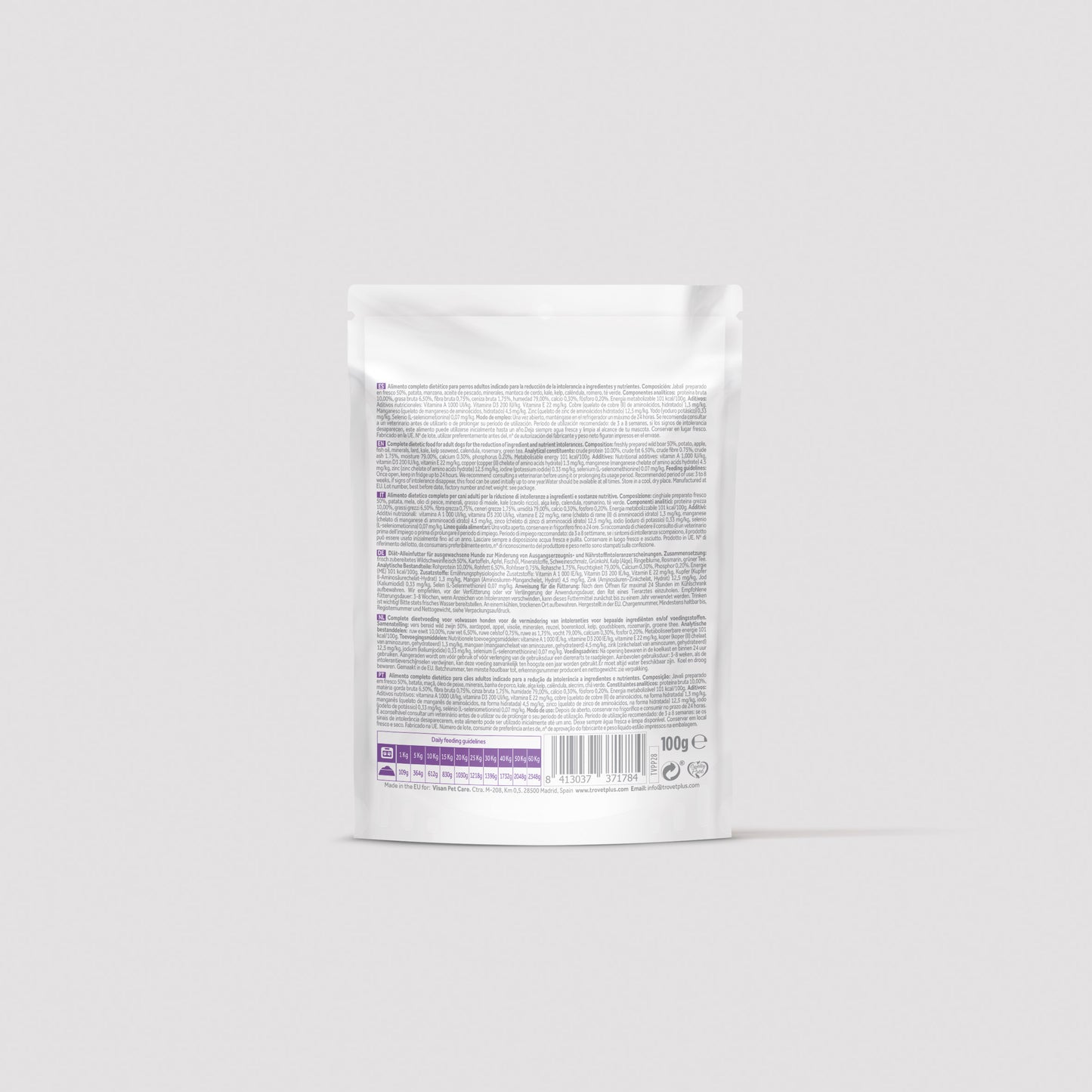 Hypoallergenic - Fresh wild boar - húmedo para perros