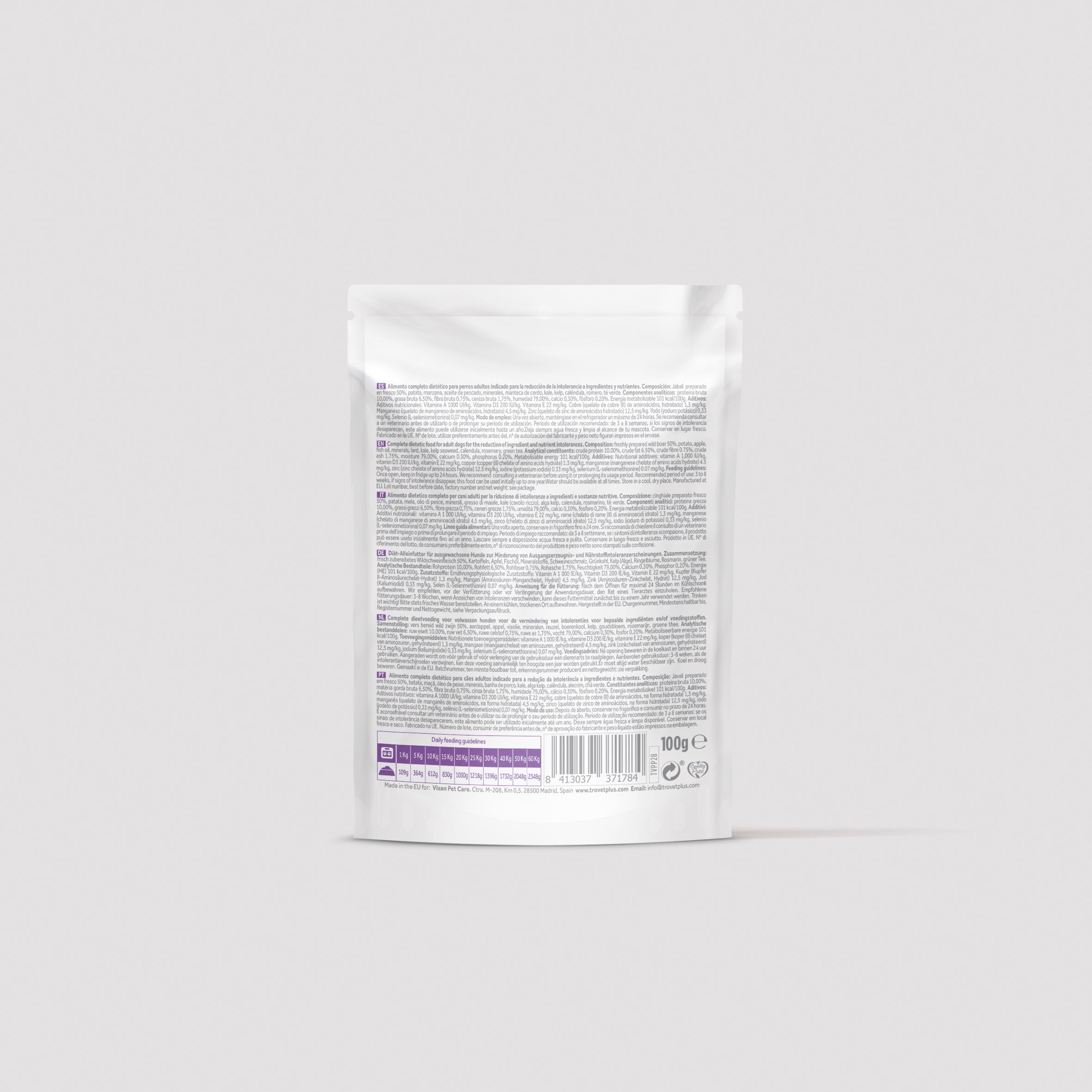 Hypoallergenic - Fresh wild boar - wet for dogs