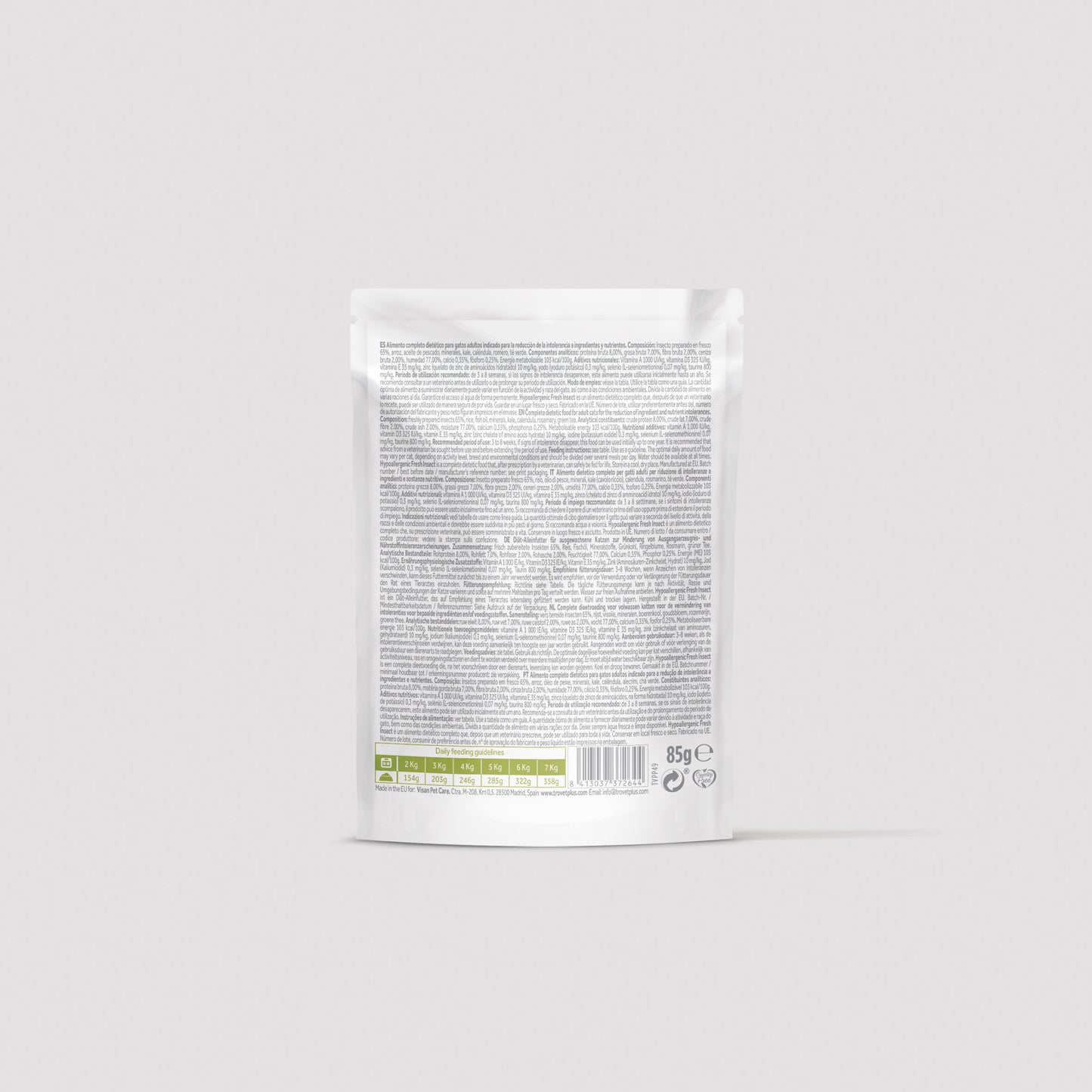 Hypoallergenic - Fresh insect - húmedo para gatos