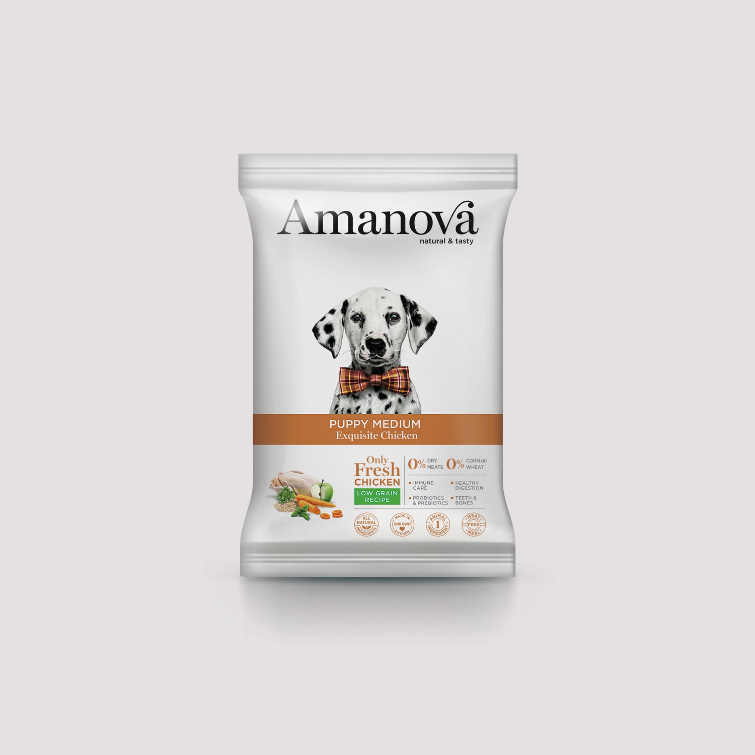 Amanova Puppy Medium Exquisite chicken for puppies, 100g sample