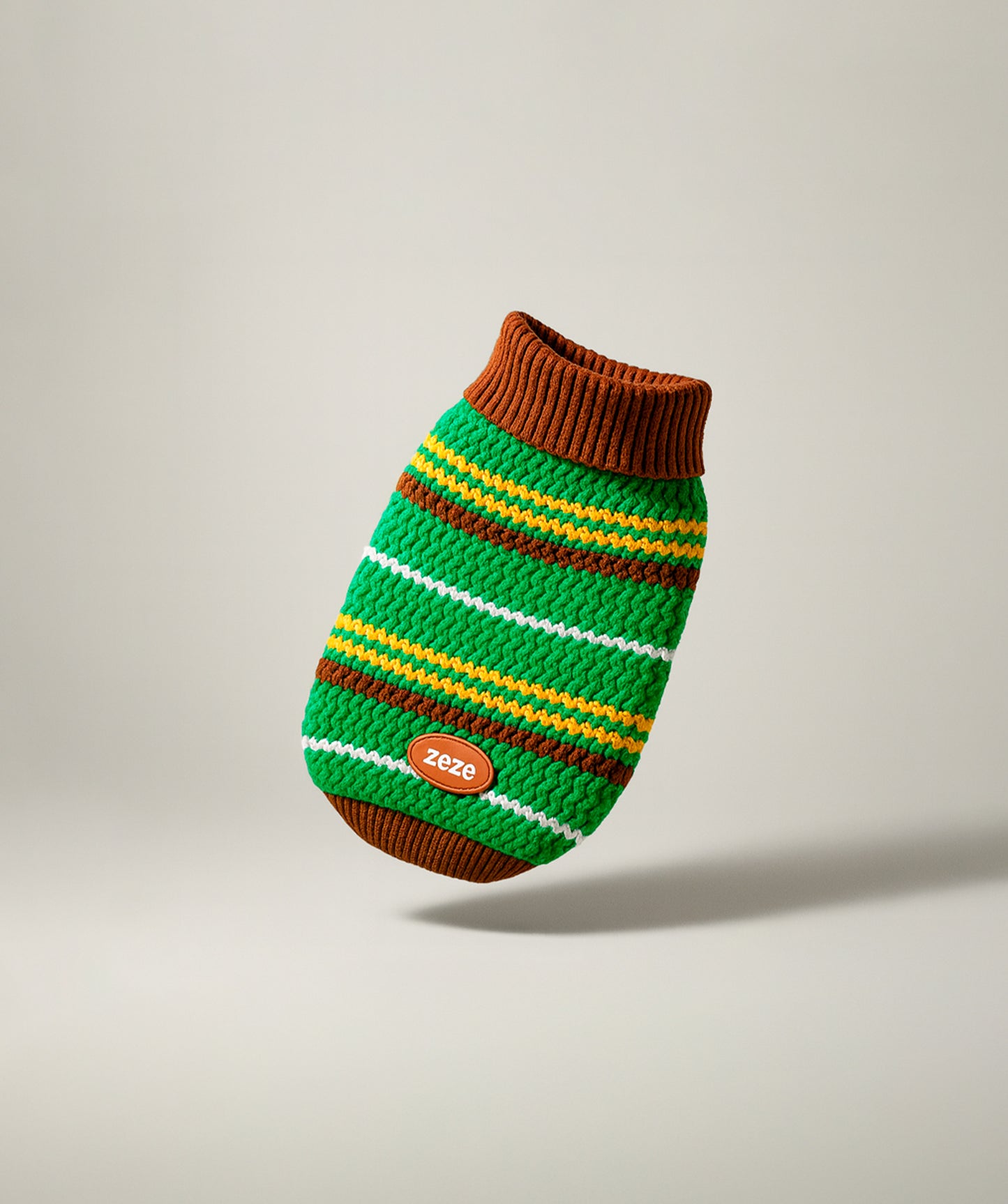 Malha com twist de contraste