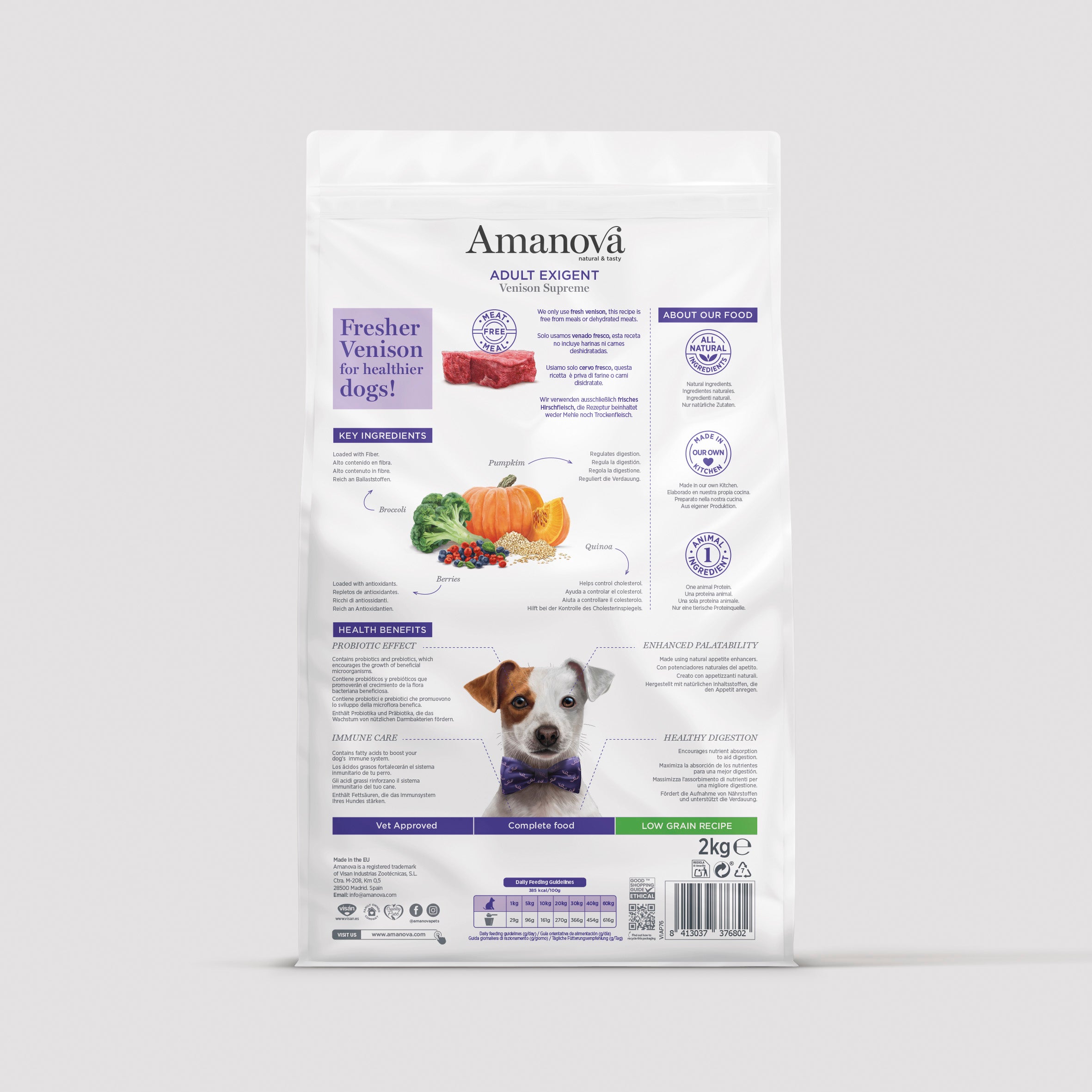 Grain Free Iberian Pork food for adult dogs | Amanova – Onlyfresh.com