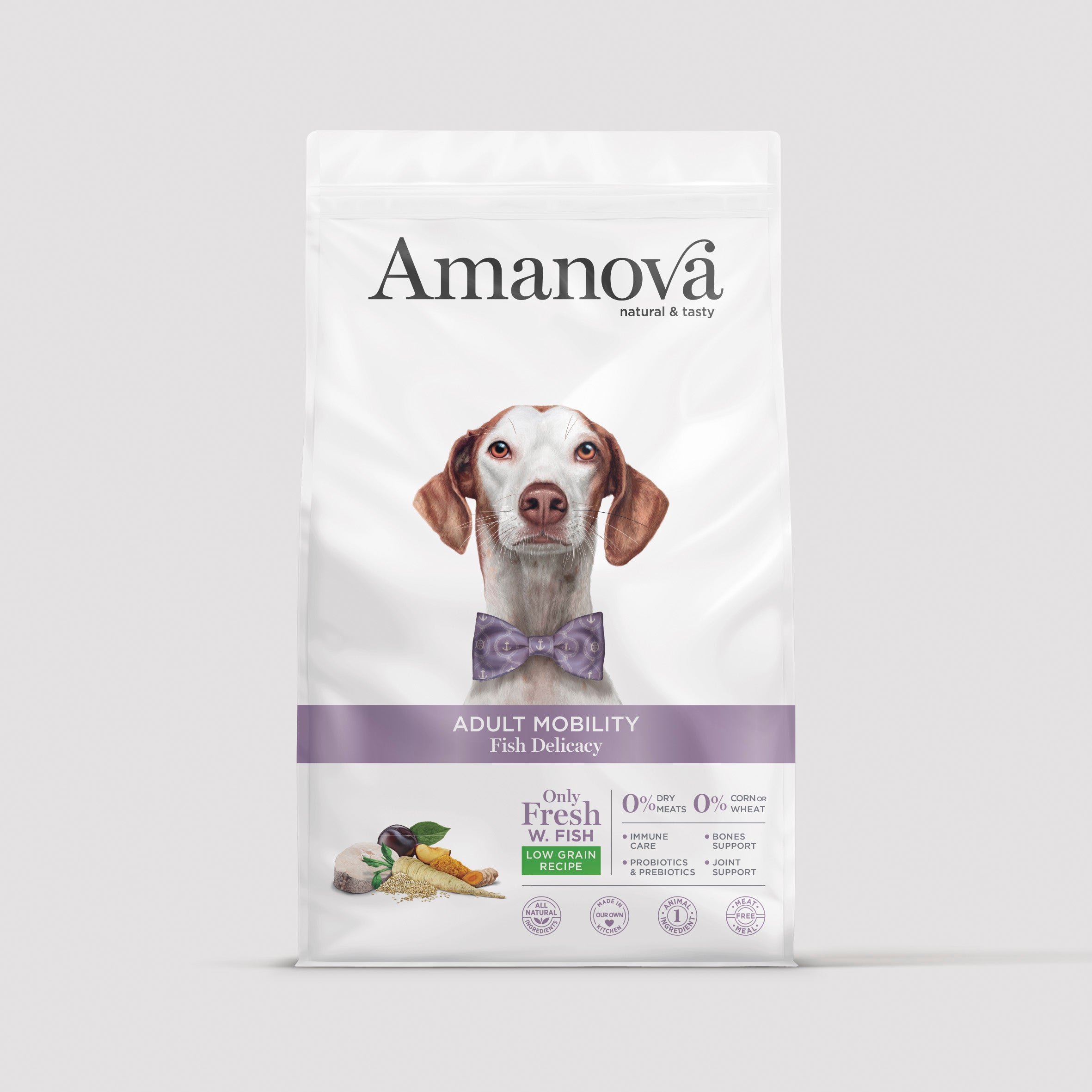 Natural white fish food for adult dogs | Amanova – Onlyfresh.com