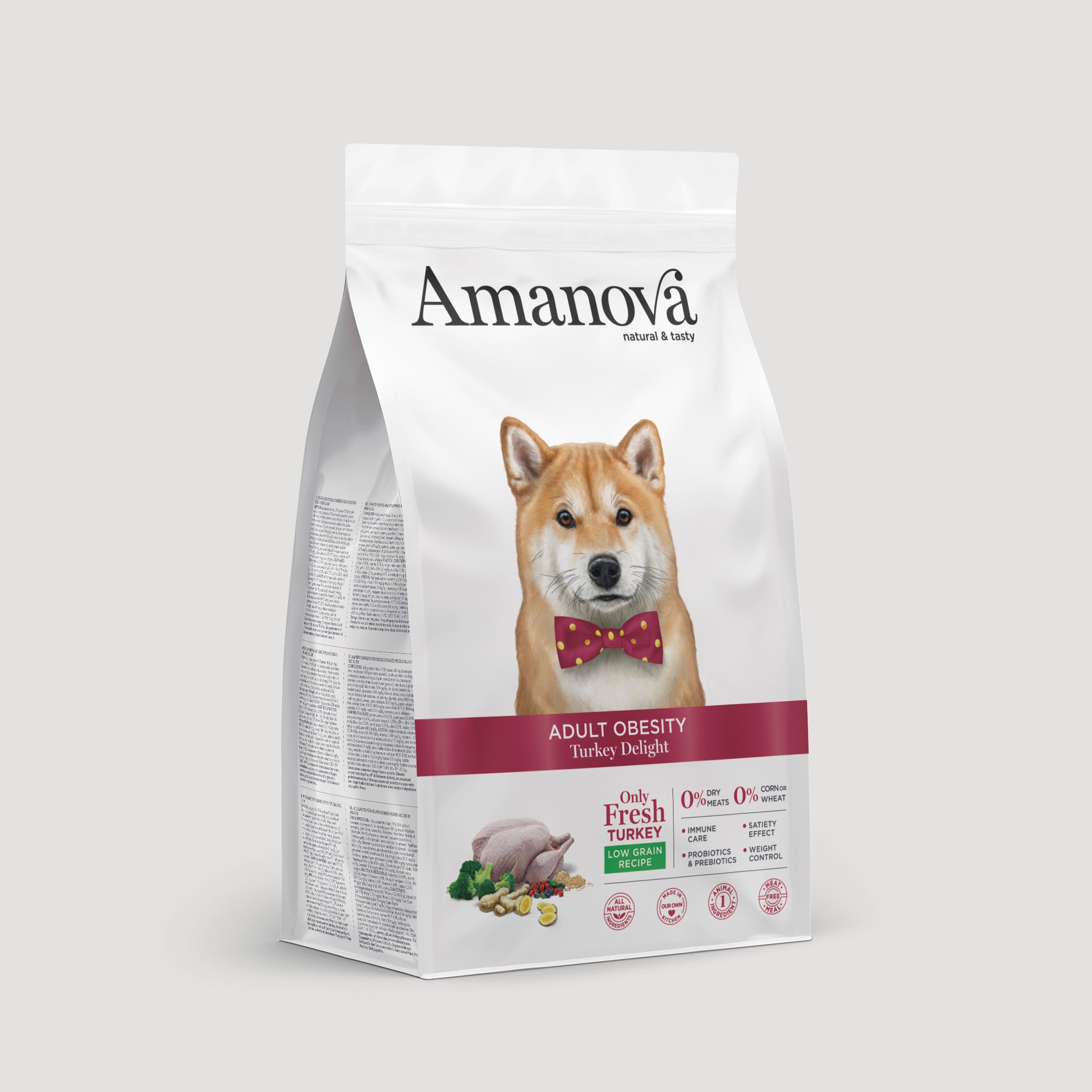Light turkey food for adult dogs | Amanova – Onlyfresh.com