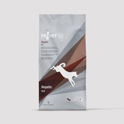Bolsa de alimento Trovet Hepatic para perros