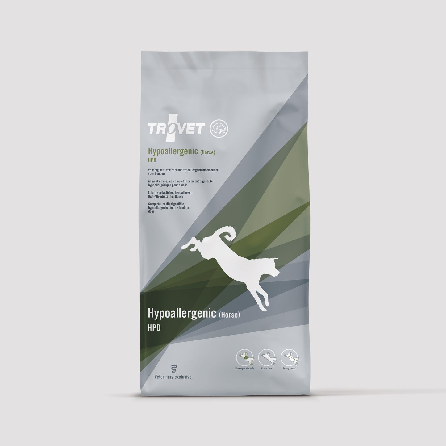Bolsa de alimento Trovet Hipoalergénico Rich in Horse para perros