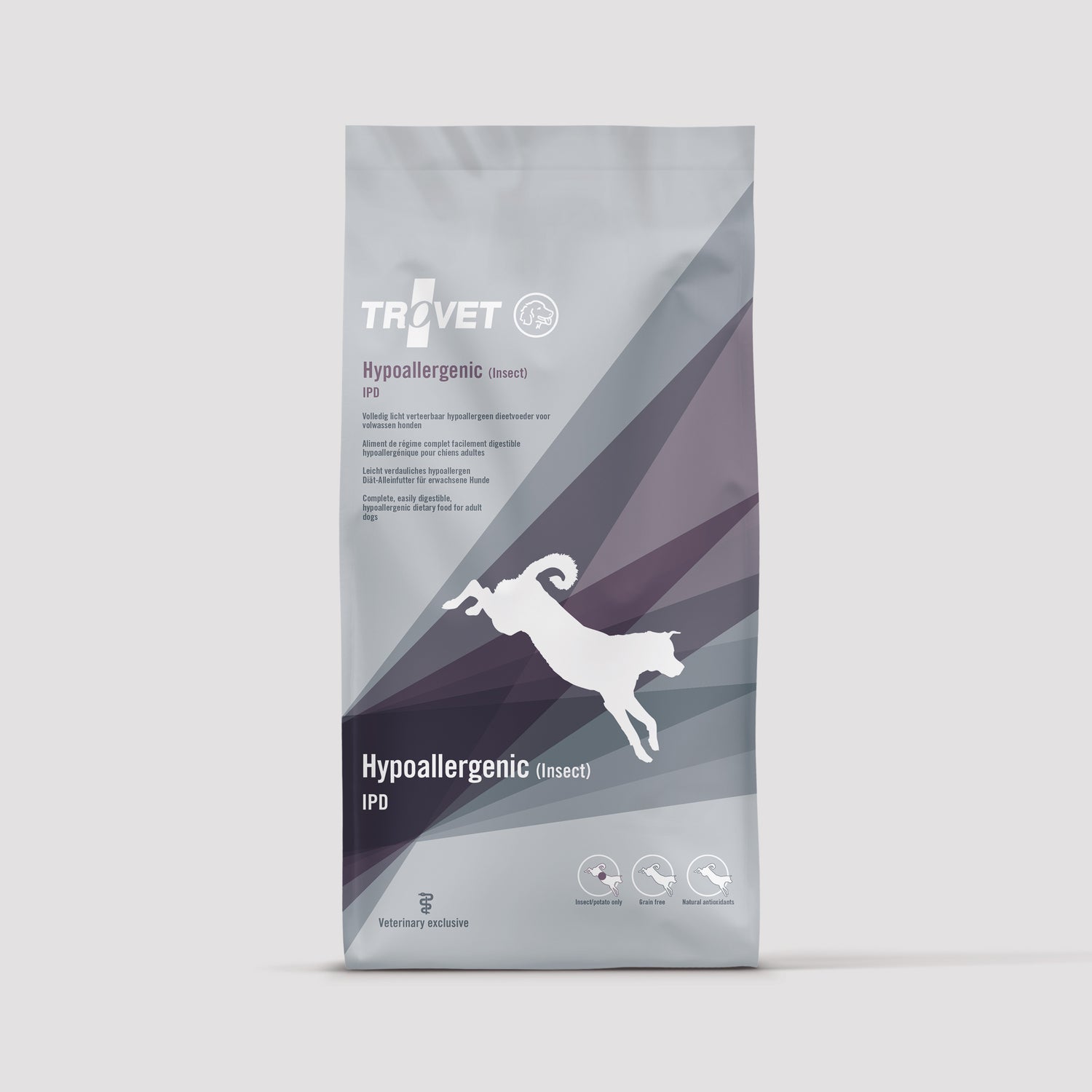Bolsa de alimento Trovet Hipoalergénico Rich in Insect para perros