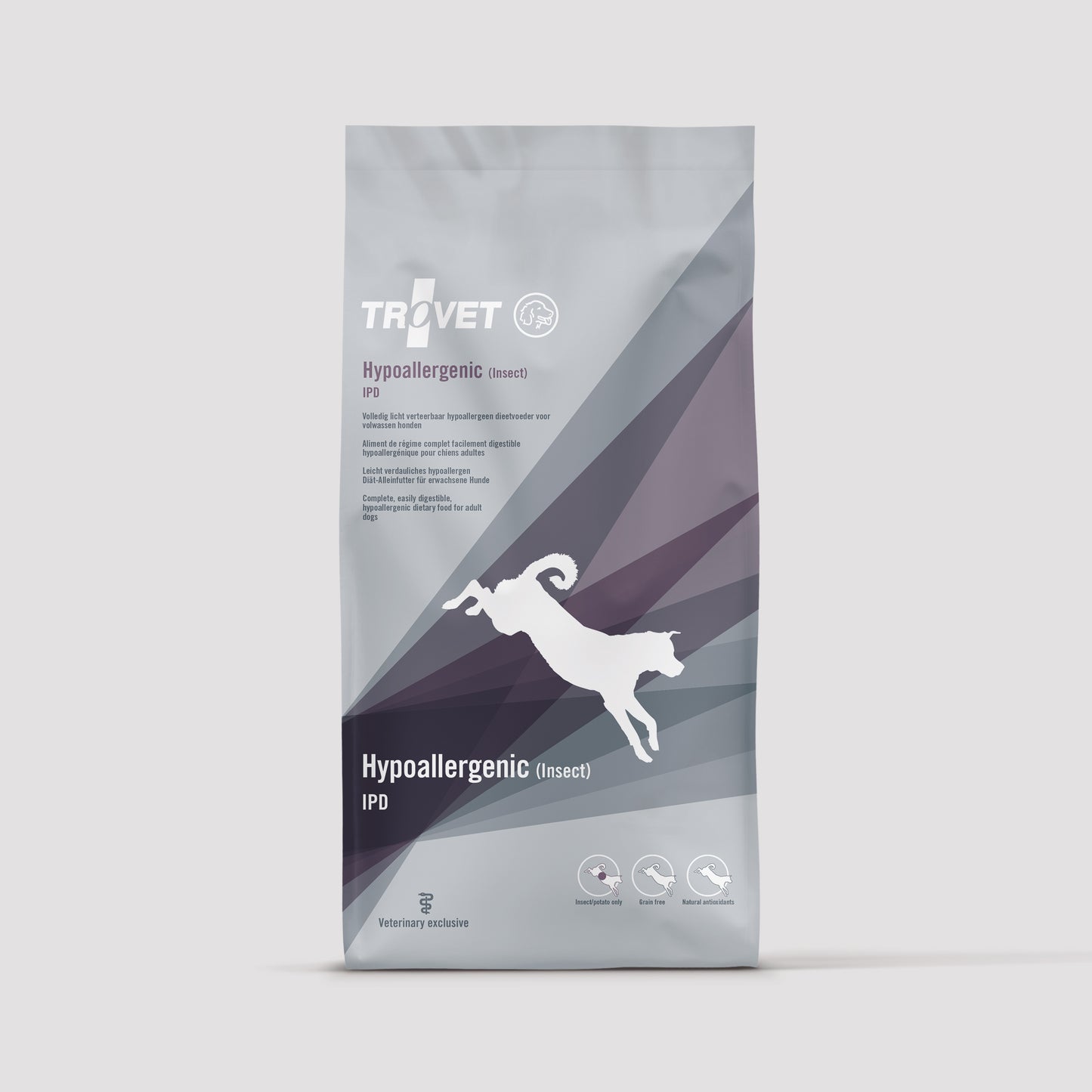 Bolsa de alimento Trovet Hipoalergénico Rich in Insect para perros