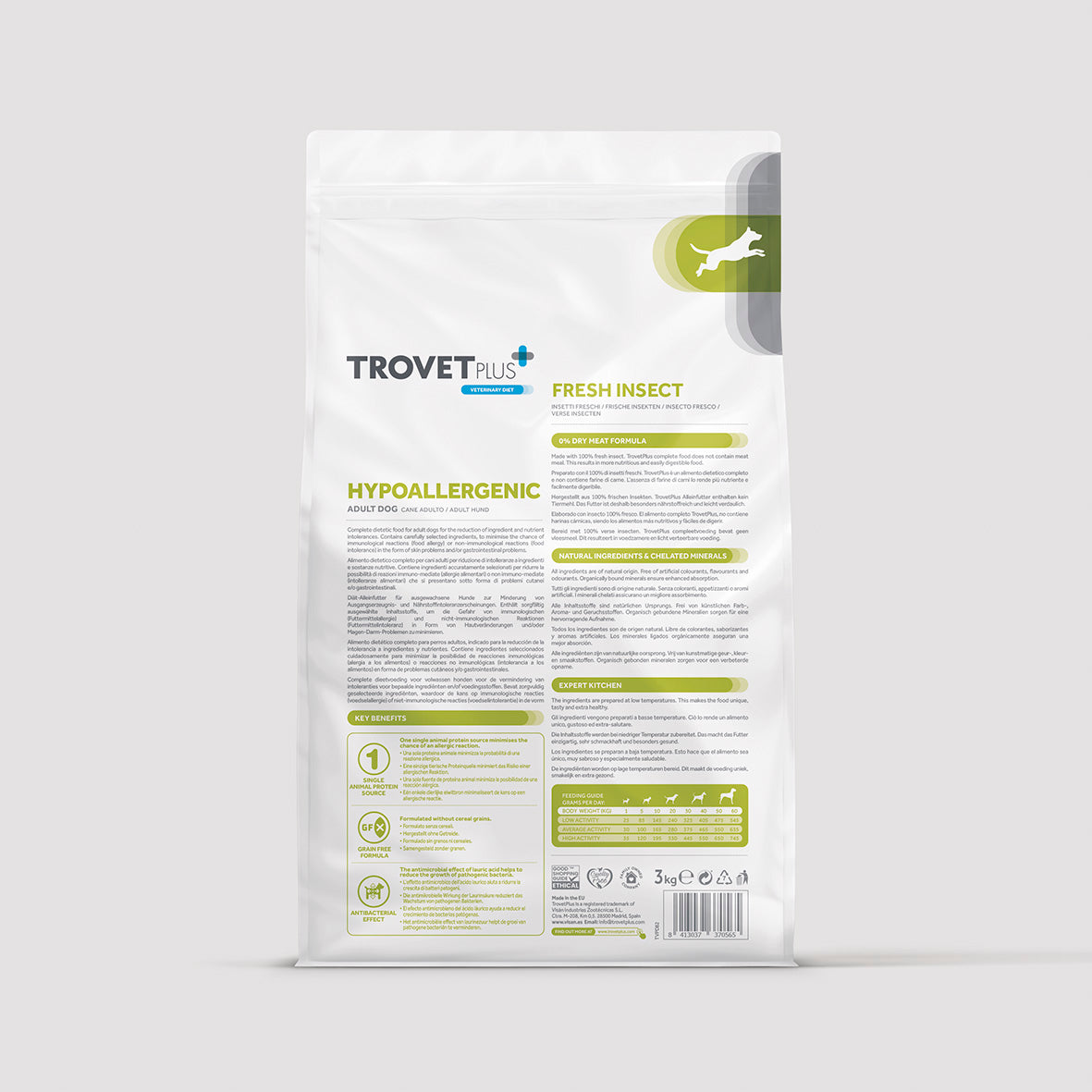 Hypoallergenic - Fresh insect - para perros