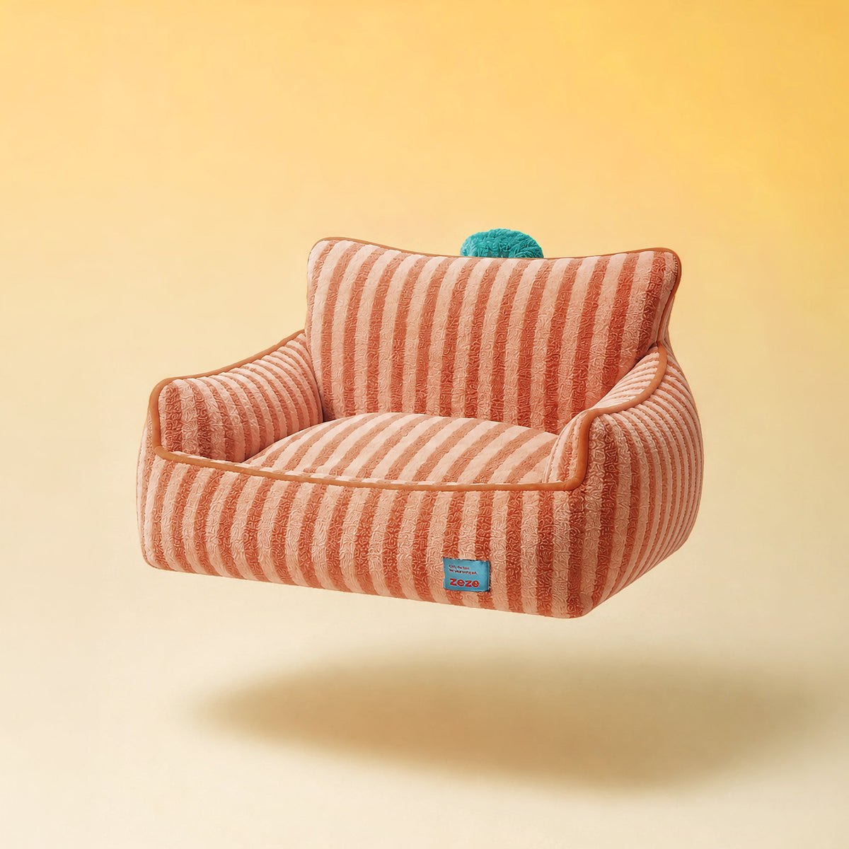 Sofa orange stripes