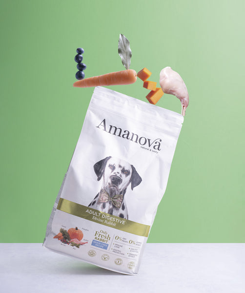 Amanova Super Premium Hundefutter – 2 Kg, Mit Frischem Huhn, Getreidearm, Hypoallergen, Für Erwachsene Hunde