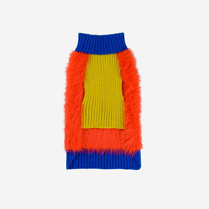 Faux Fur Dog Sweater Poppy