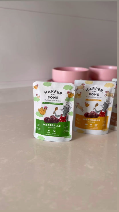 Albóndigas para gatos - Flavours of the farm