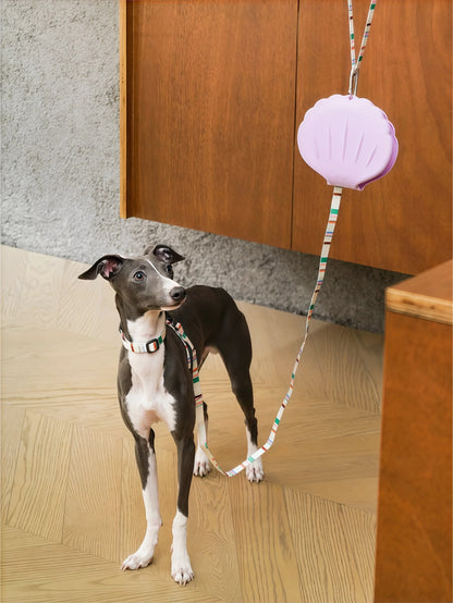 Collapsible double portable bowl Violet