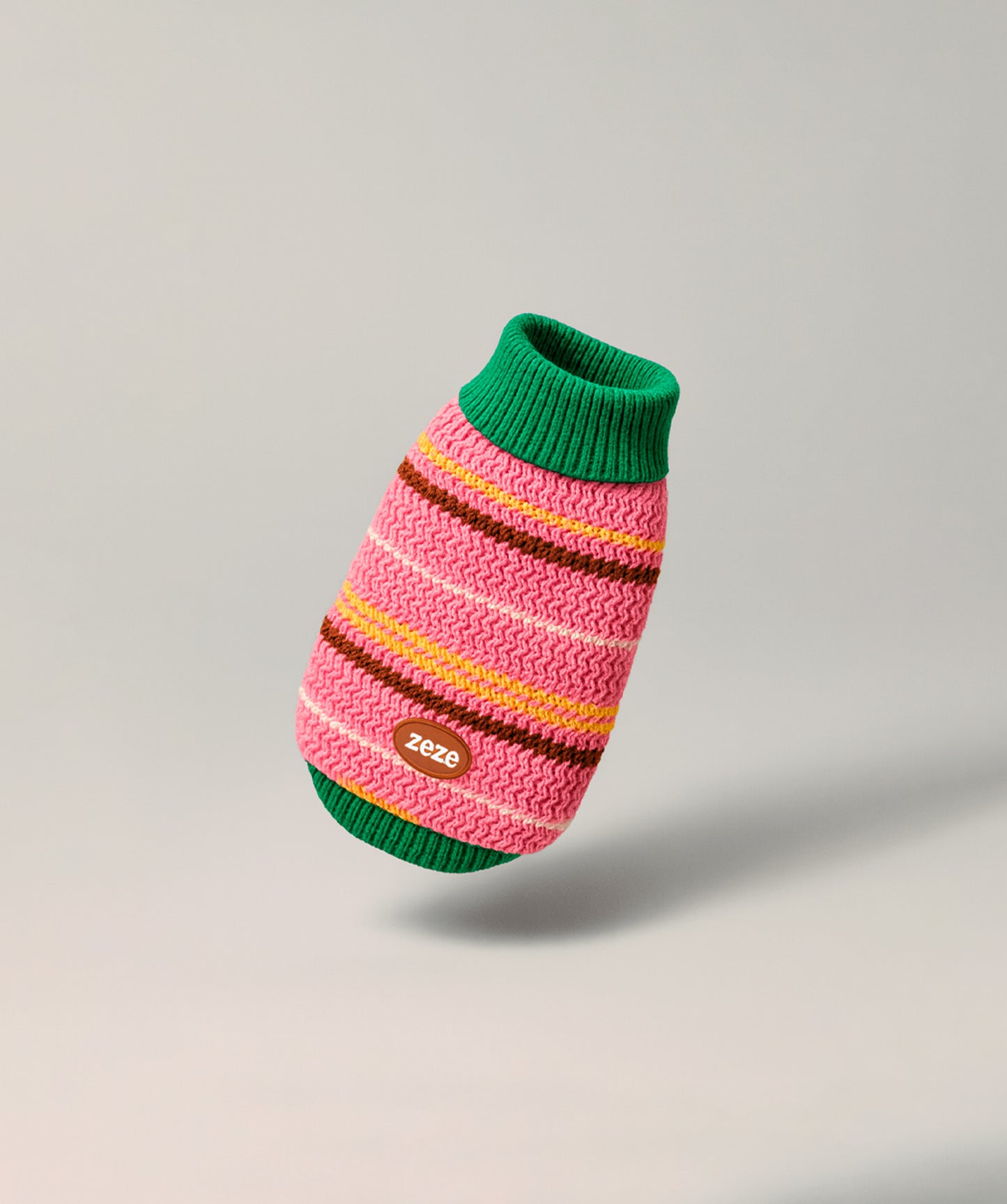 Malha com twist de contraste