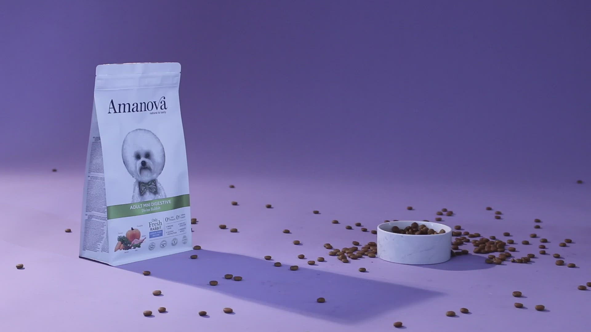 Grain-free rabbit food for mini dogs | Amanova – Onlyfresh.com