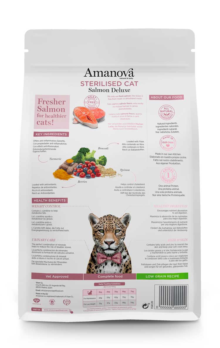 Sterilised Cat - Salmon Deluxe
